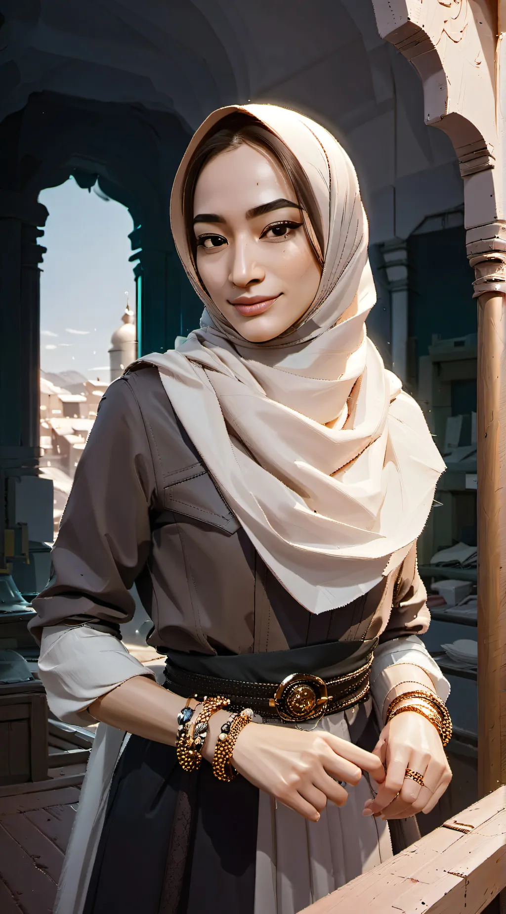 ai character: Amira background