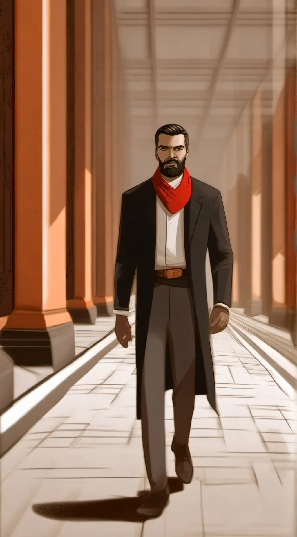 ai character: Knuckles judgement background