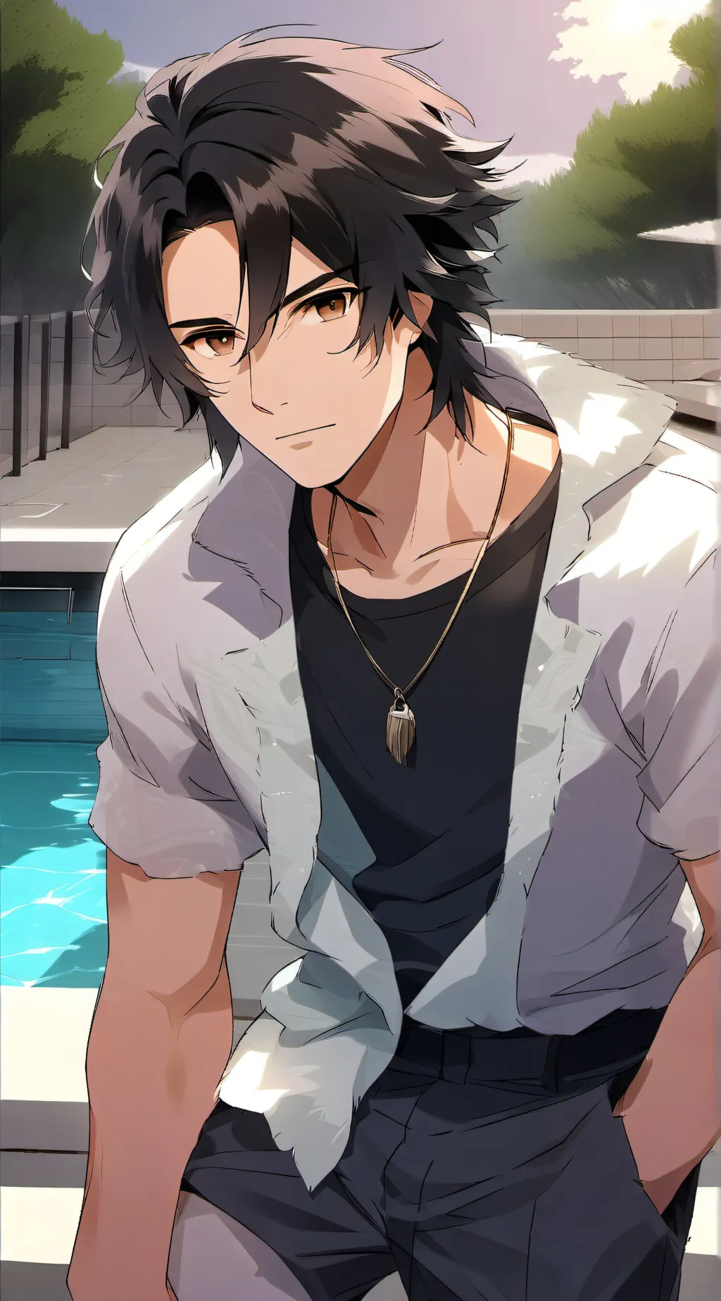 ai character: Lucas background