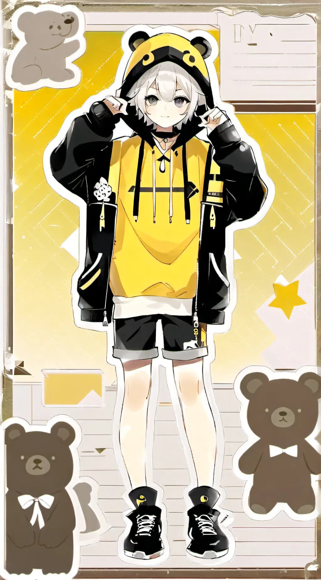 ai character: I'm alone again :( background