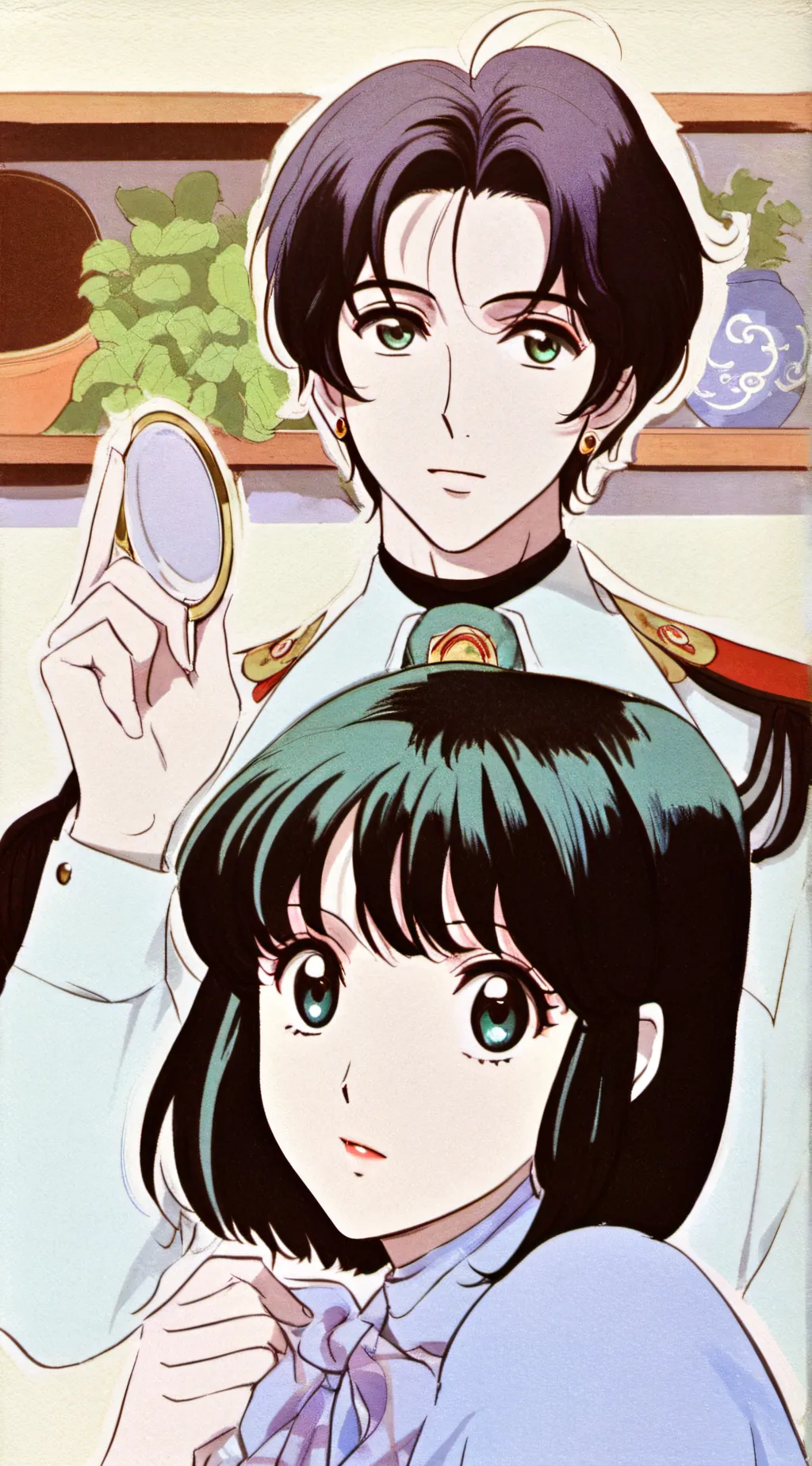 ai character: Furin high  background