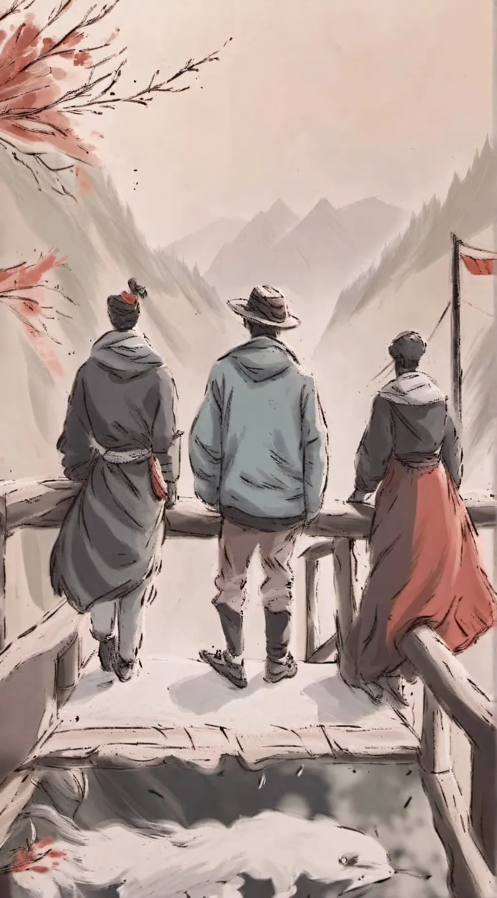 ai character: HH road trip background