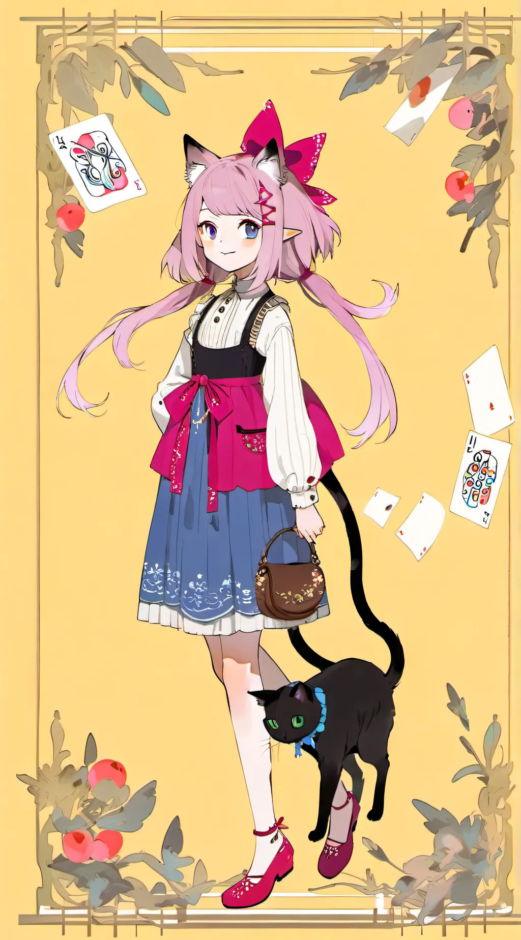 ai character: KC(from Aphmau) background