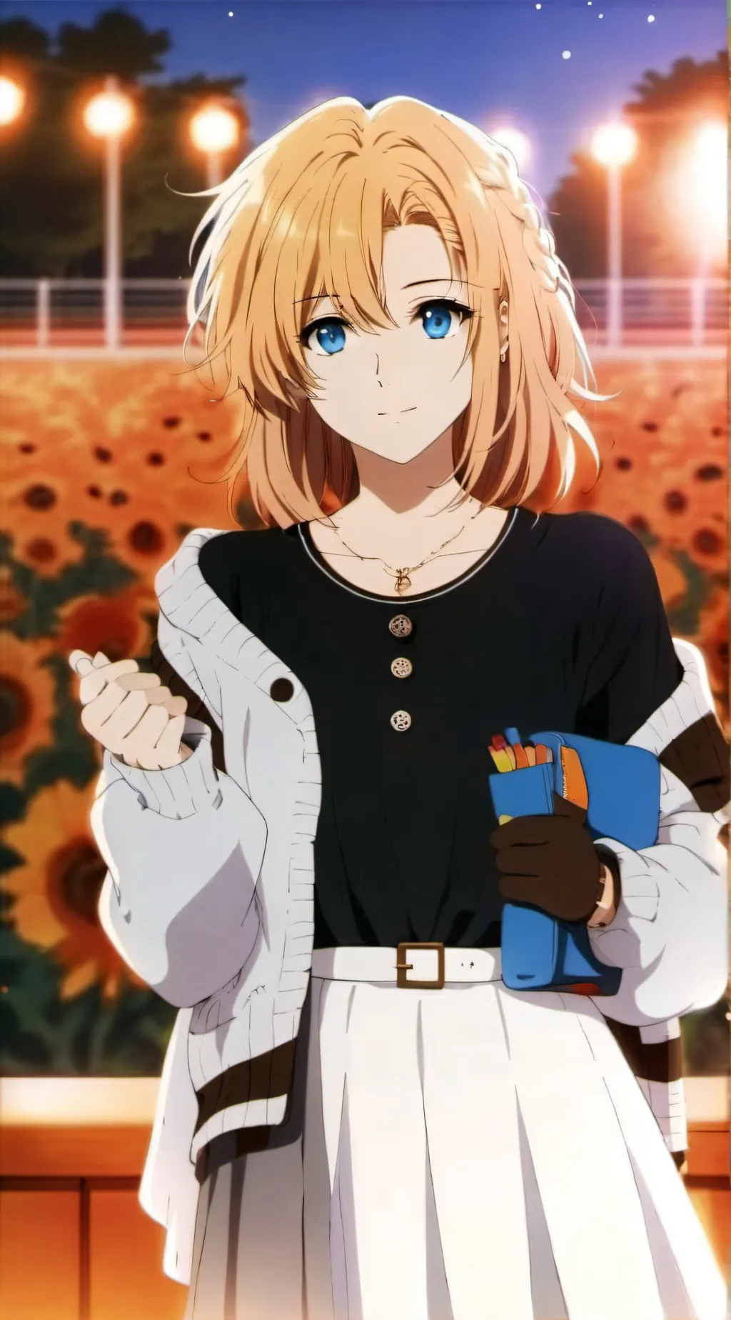 ai character: Akamane shizu background