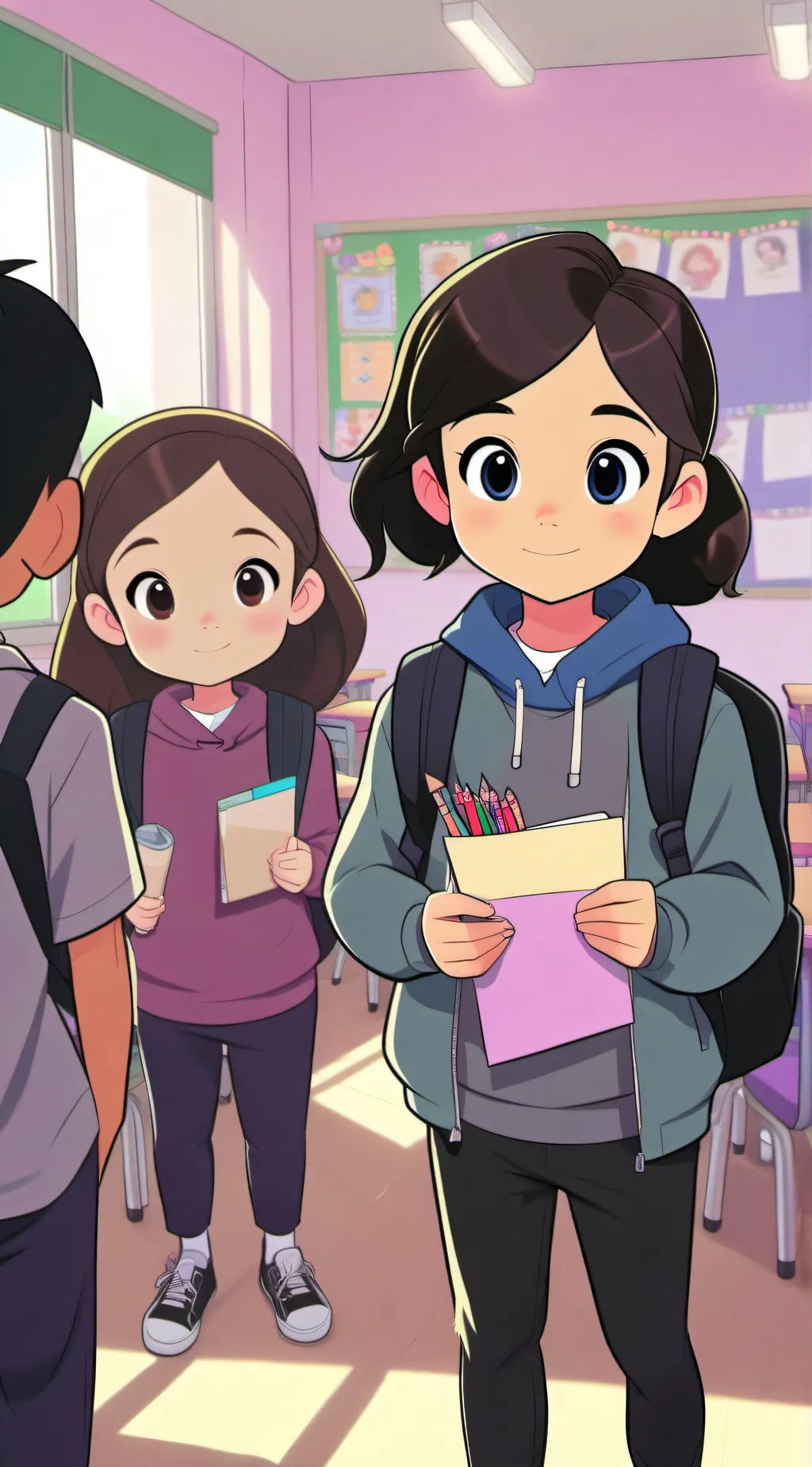 ai character: Elemantary school background