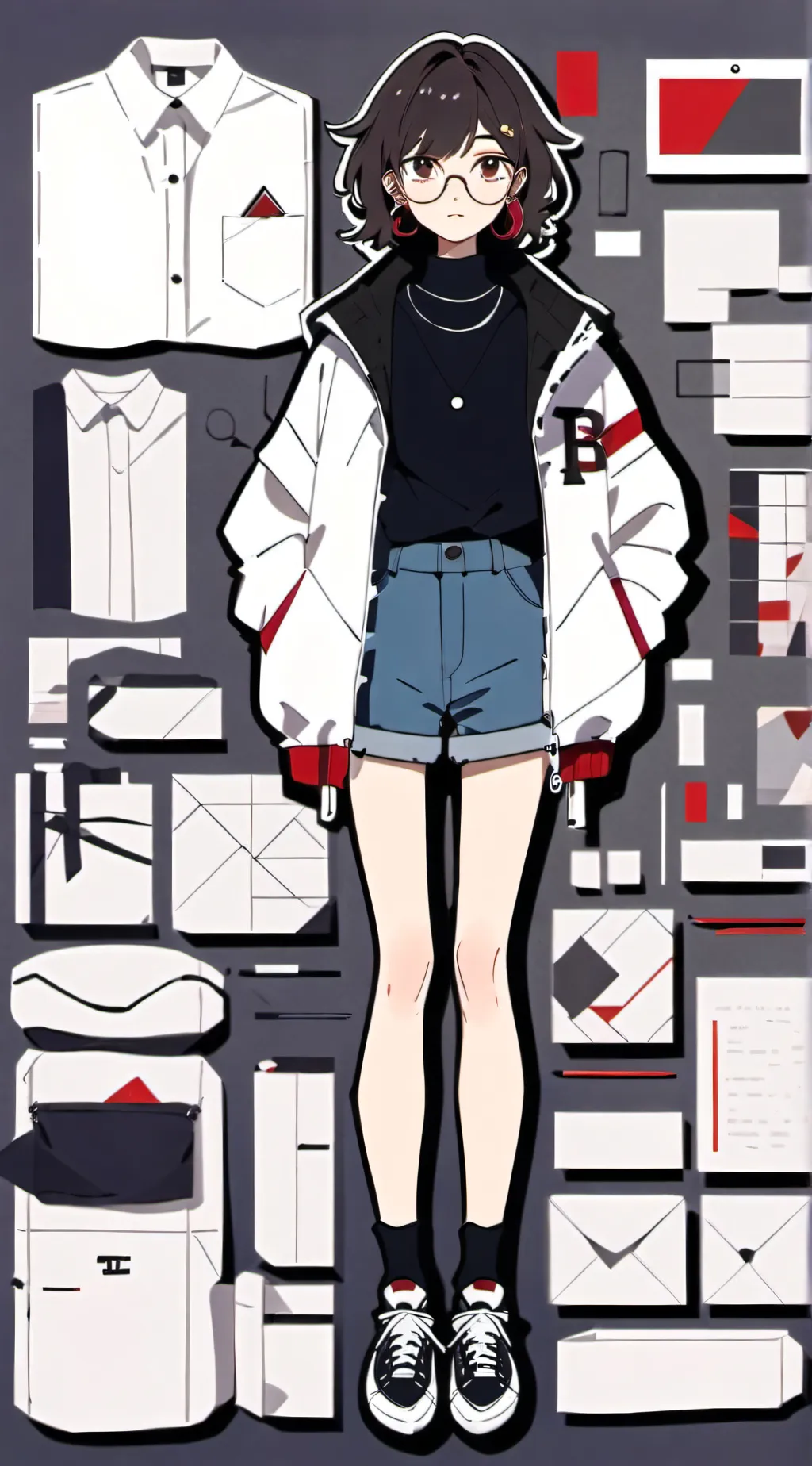 ai character: lea background