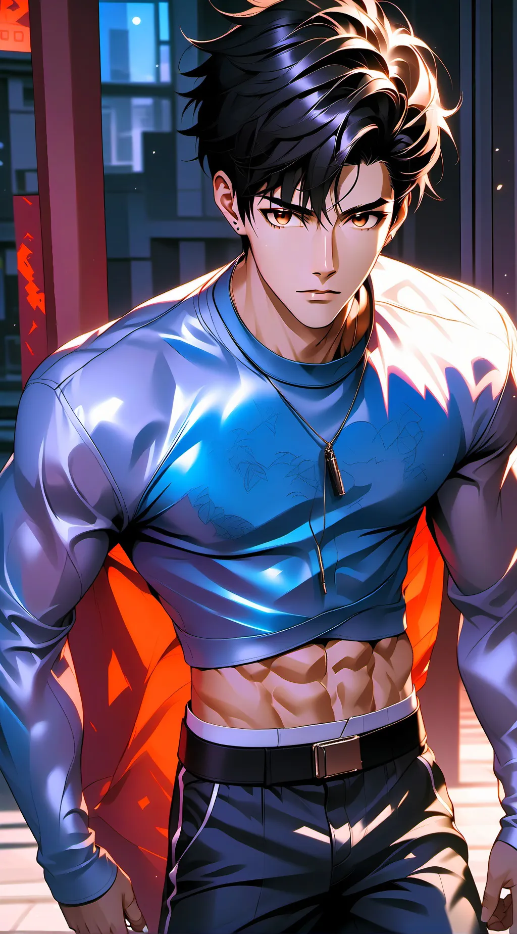 ai character: noah background