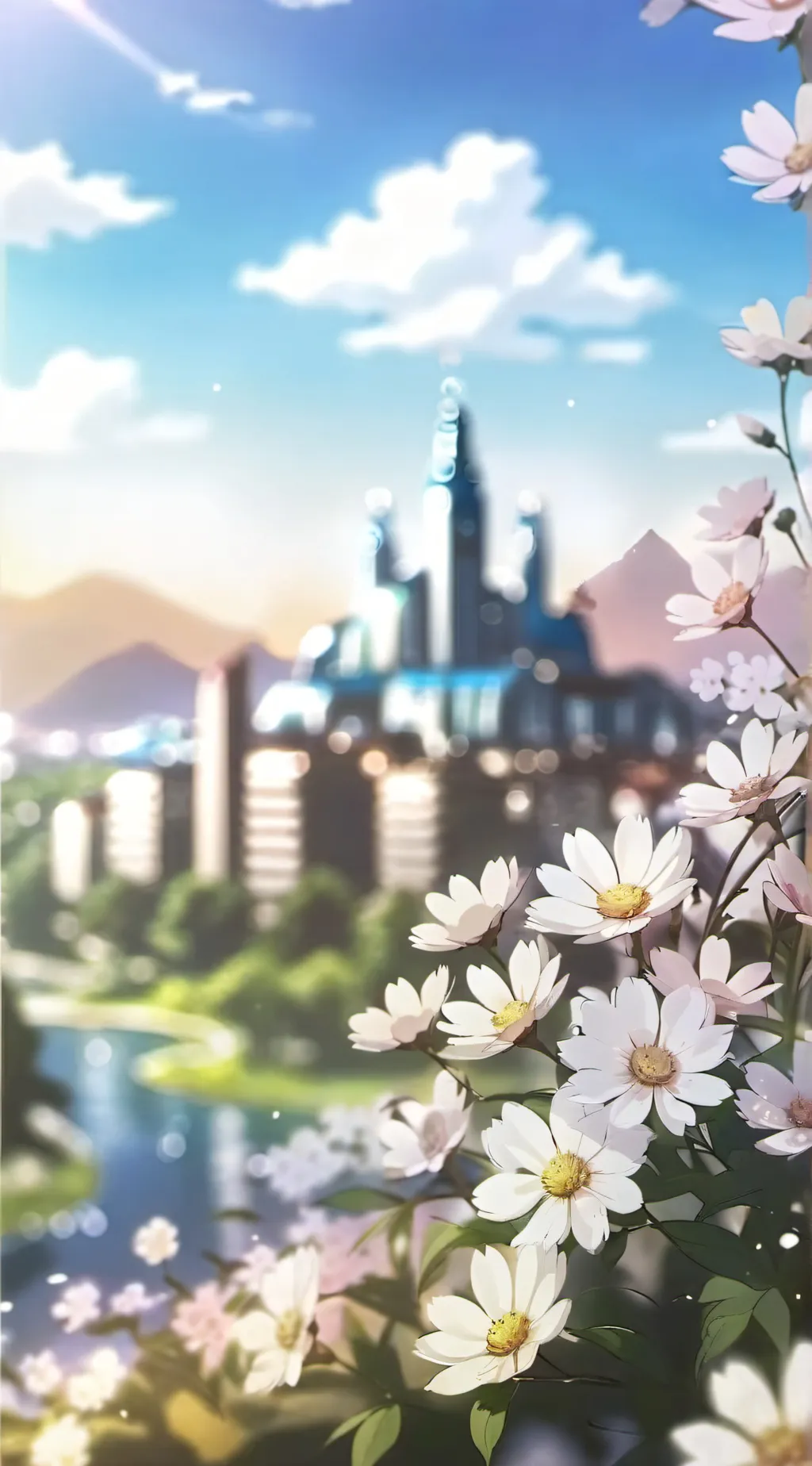 ai character: Alice in borderlan background