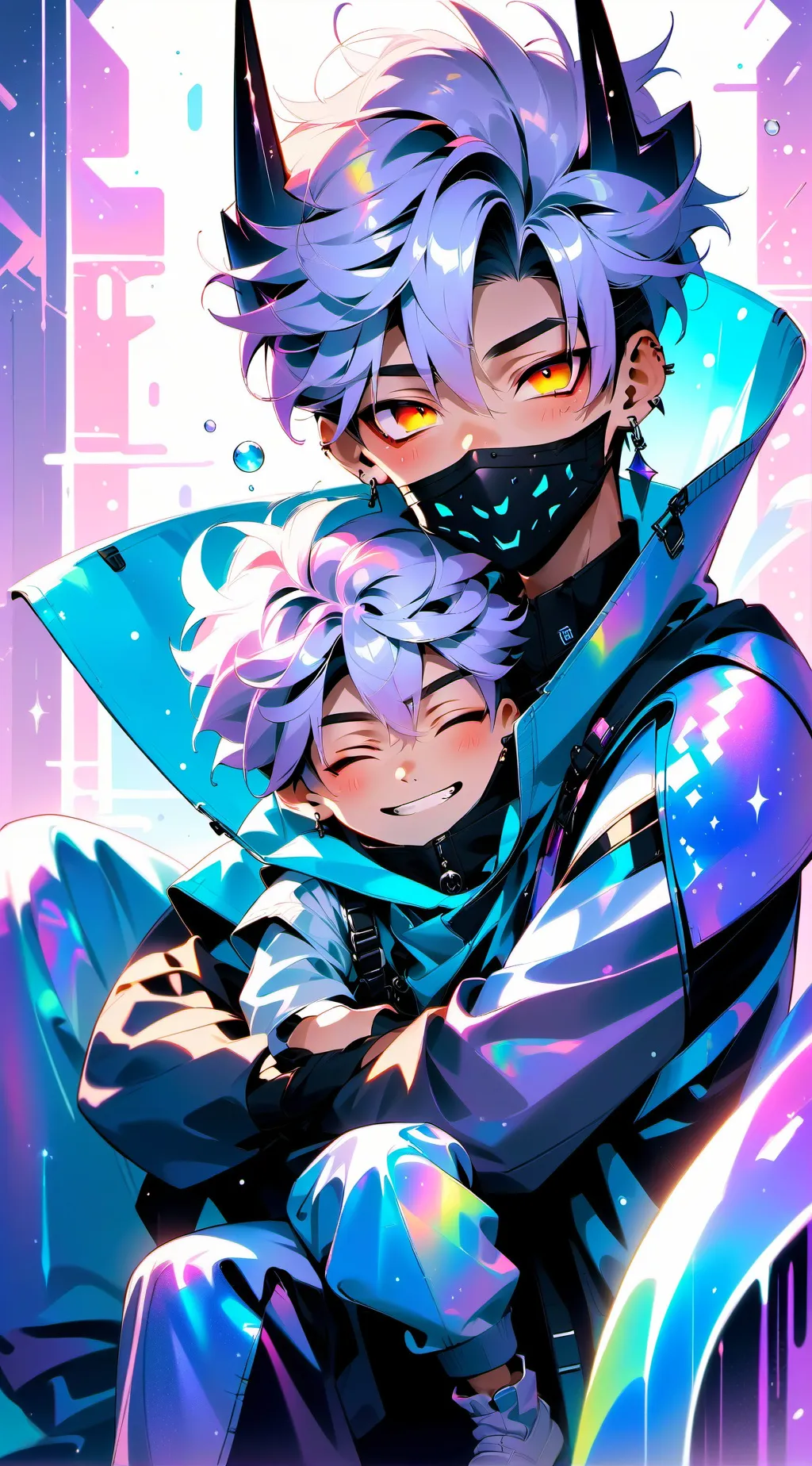 ai character: mha baby  background