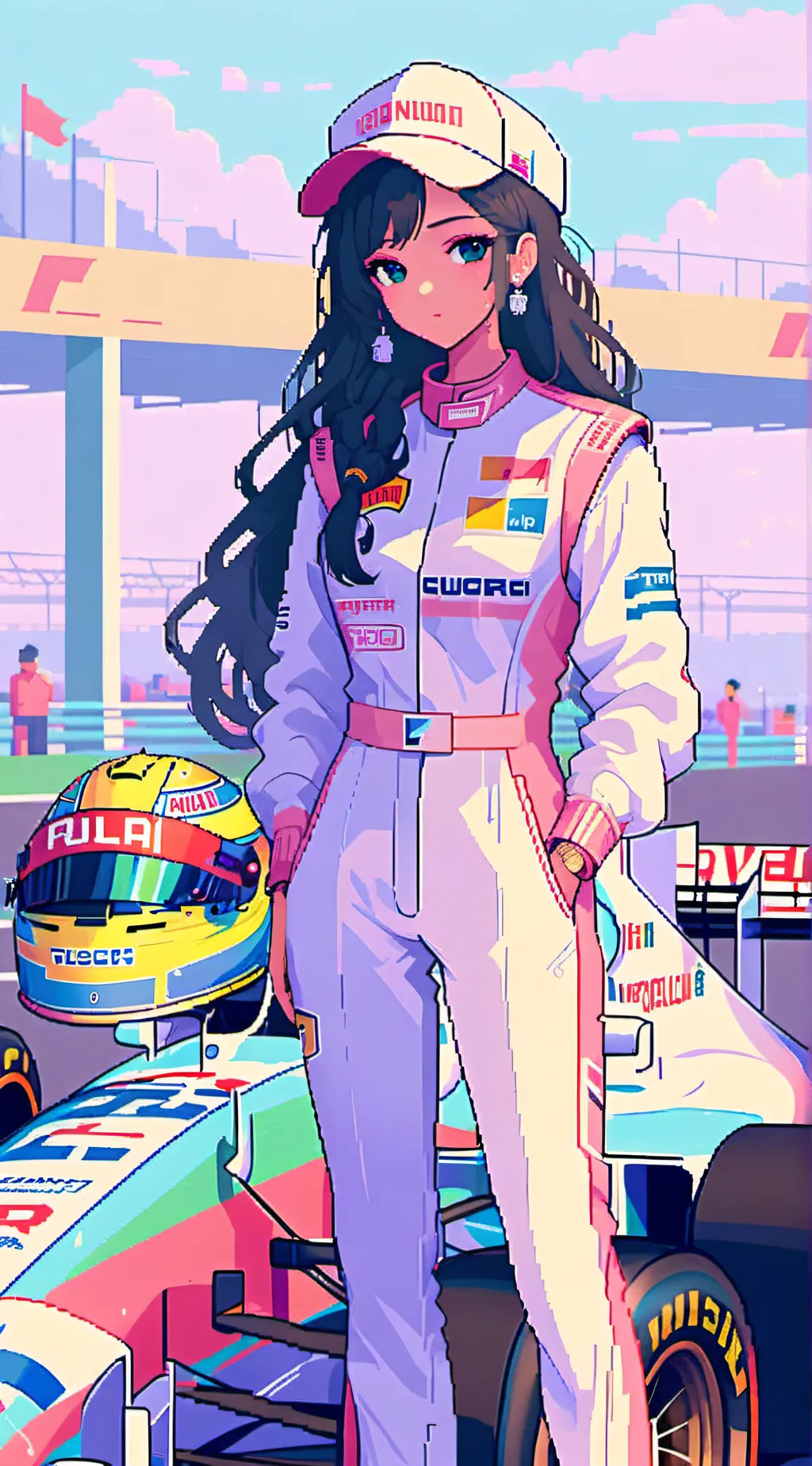 ai character: Rose background