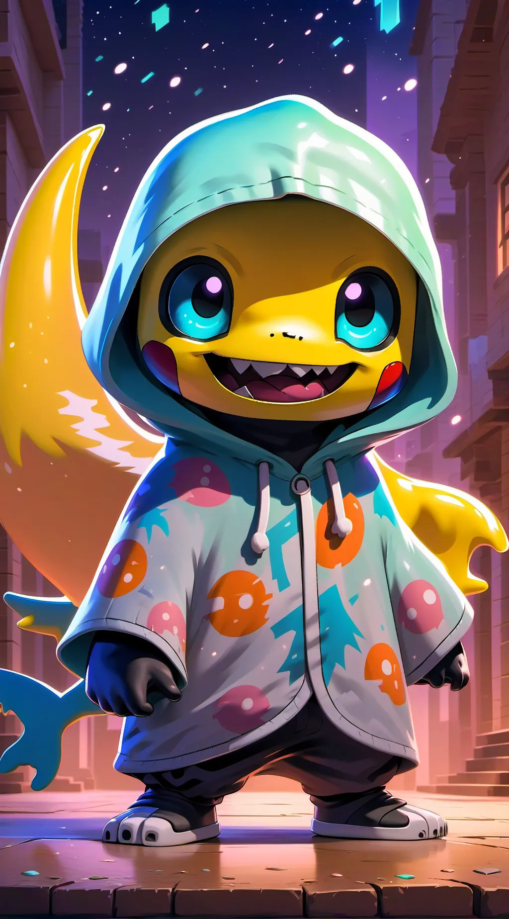 ai character: jjk video on yt background