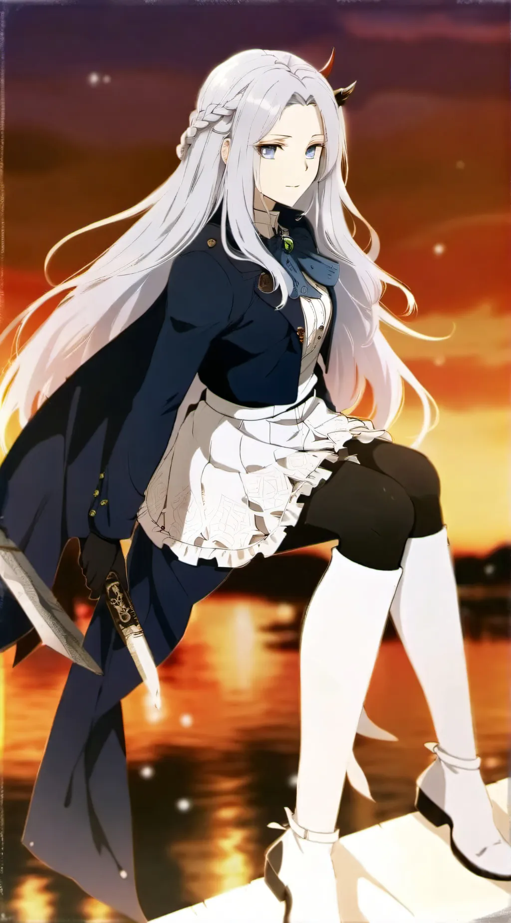 ai character: - Huriko Shinduro! background