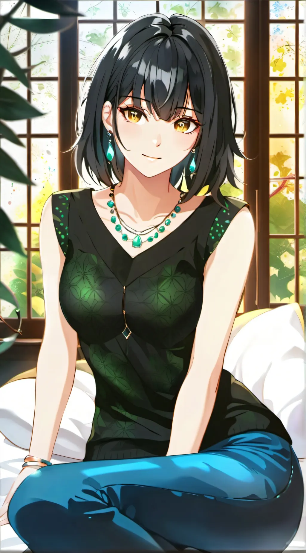 ai character: Lauren. 💃 background