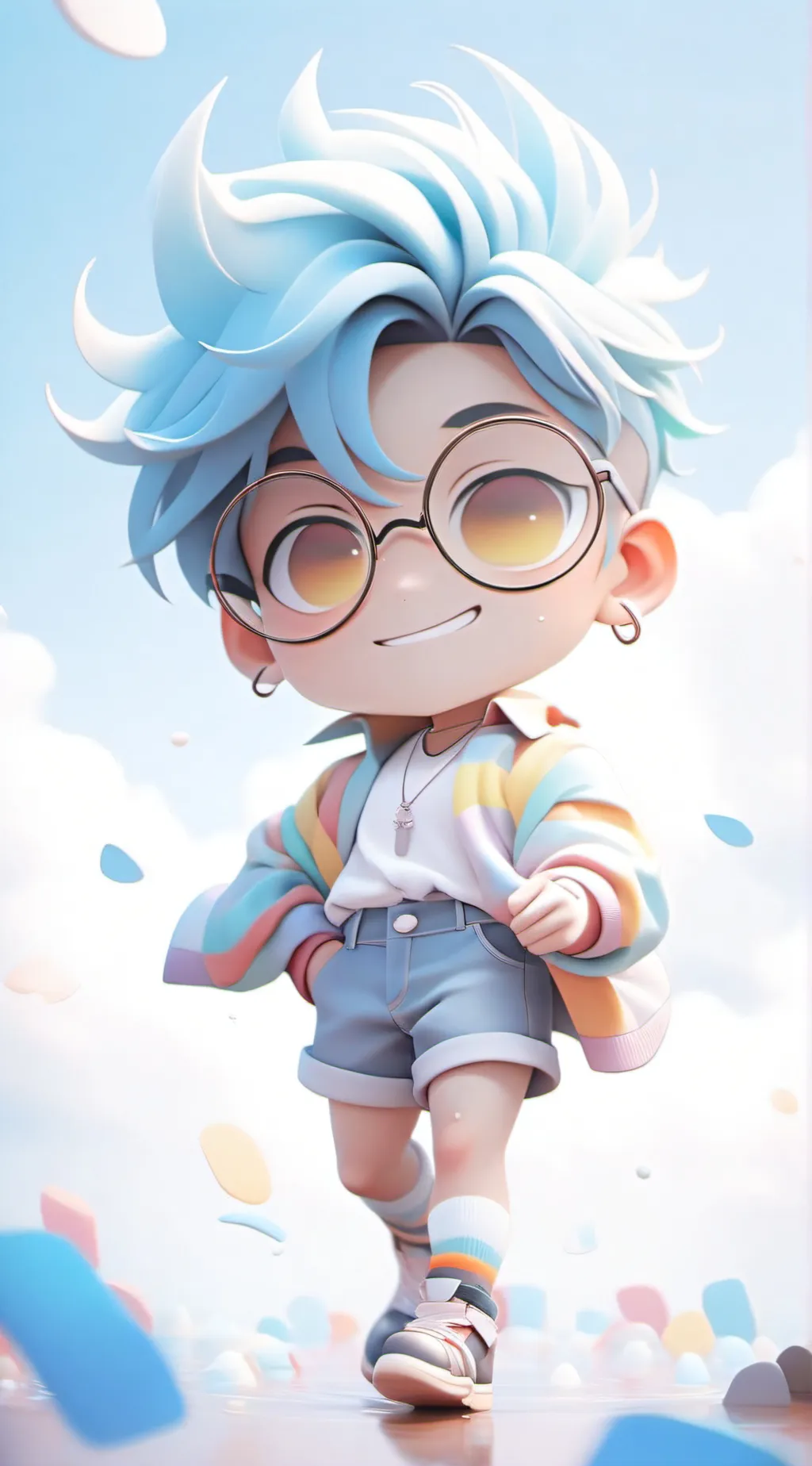 ai character: Opal background