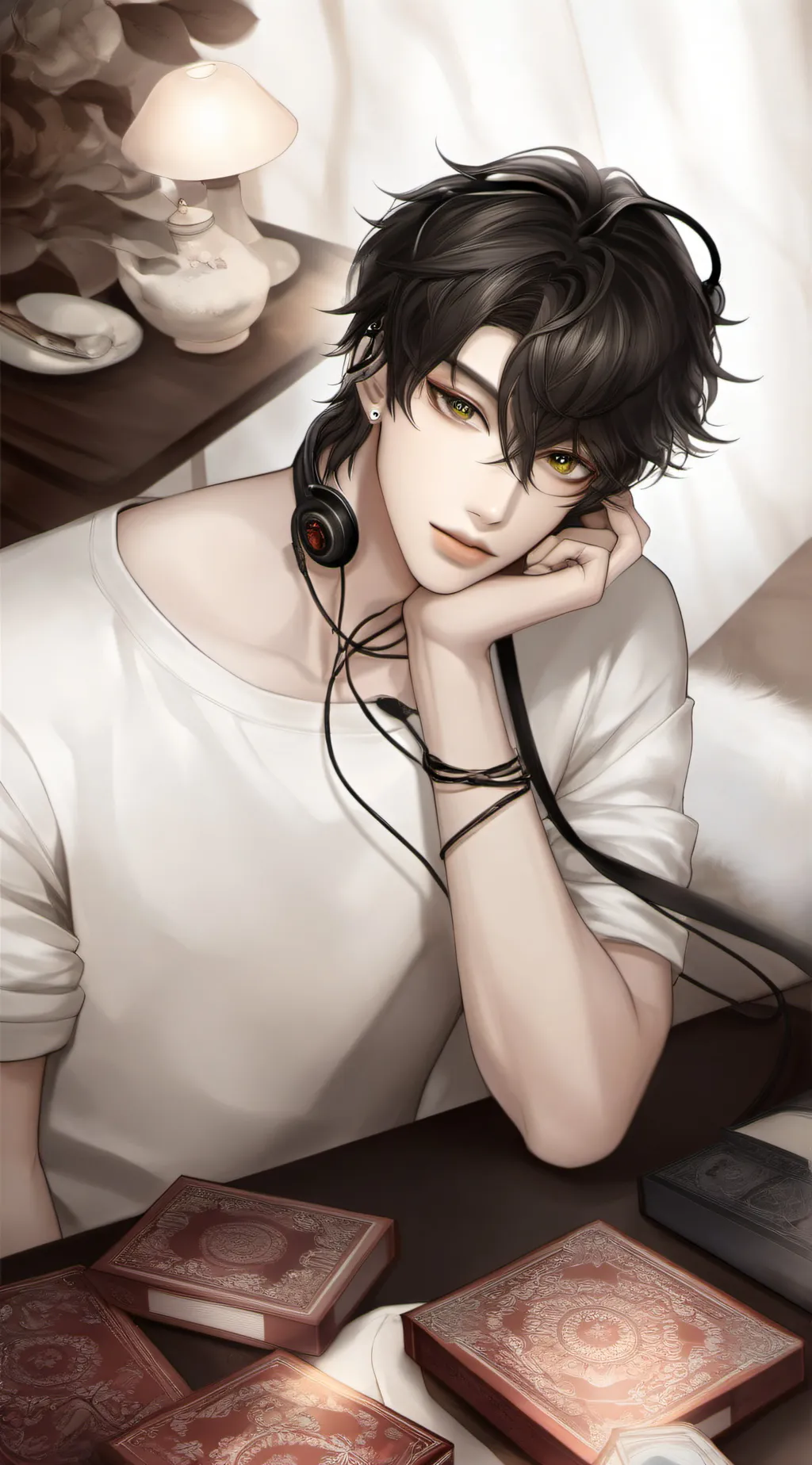 ai character: David🙄 background