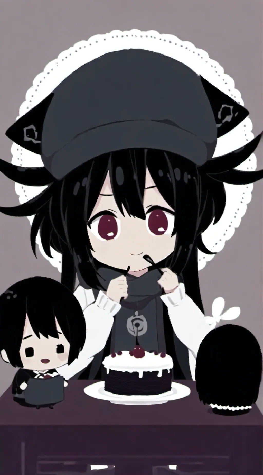 ai character: miss circle fpe background