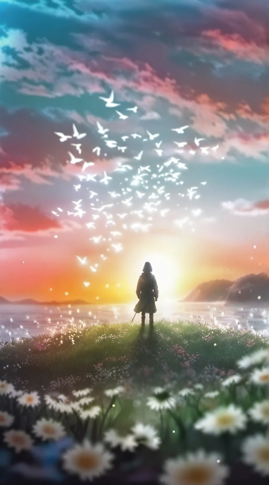 ai character: pinke  background