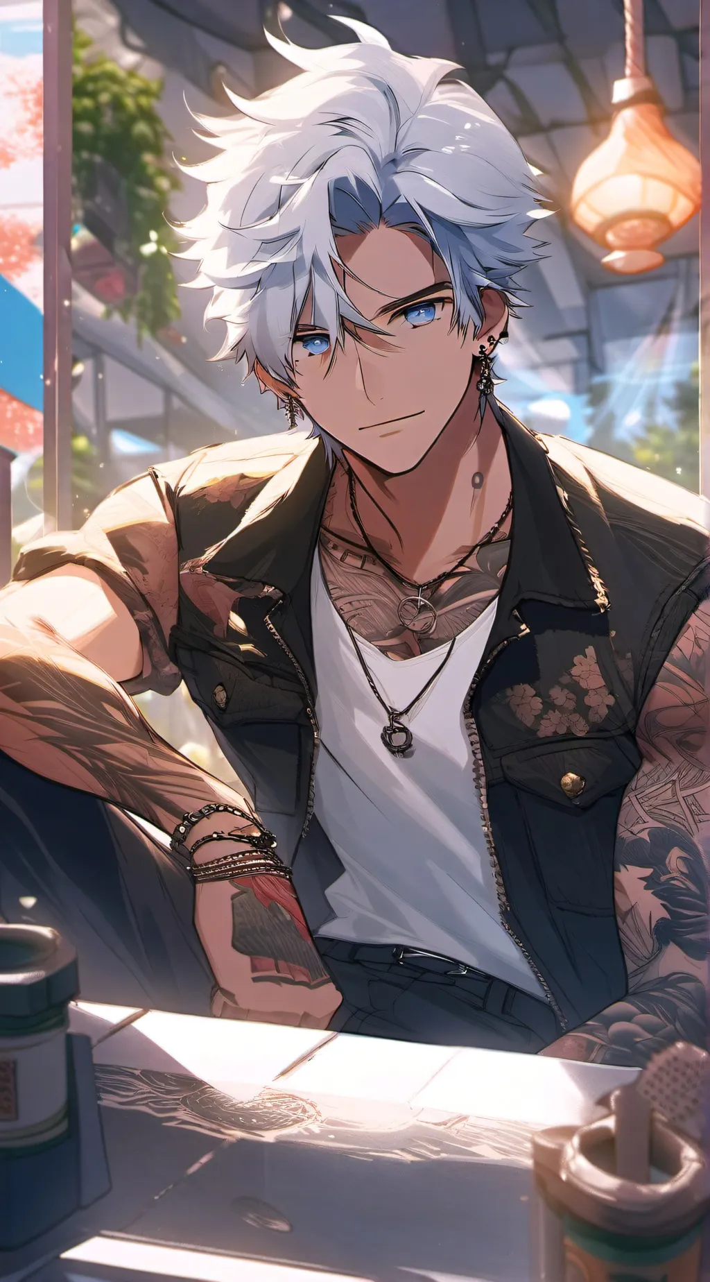 ai character: Sebastian background