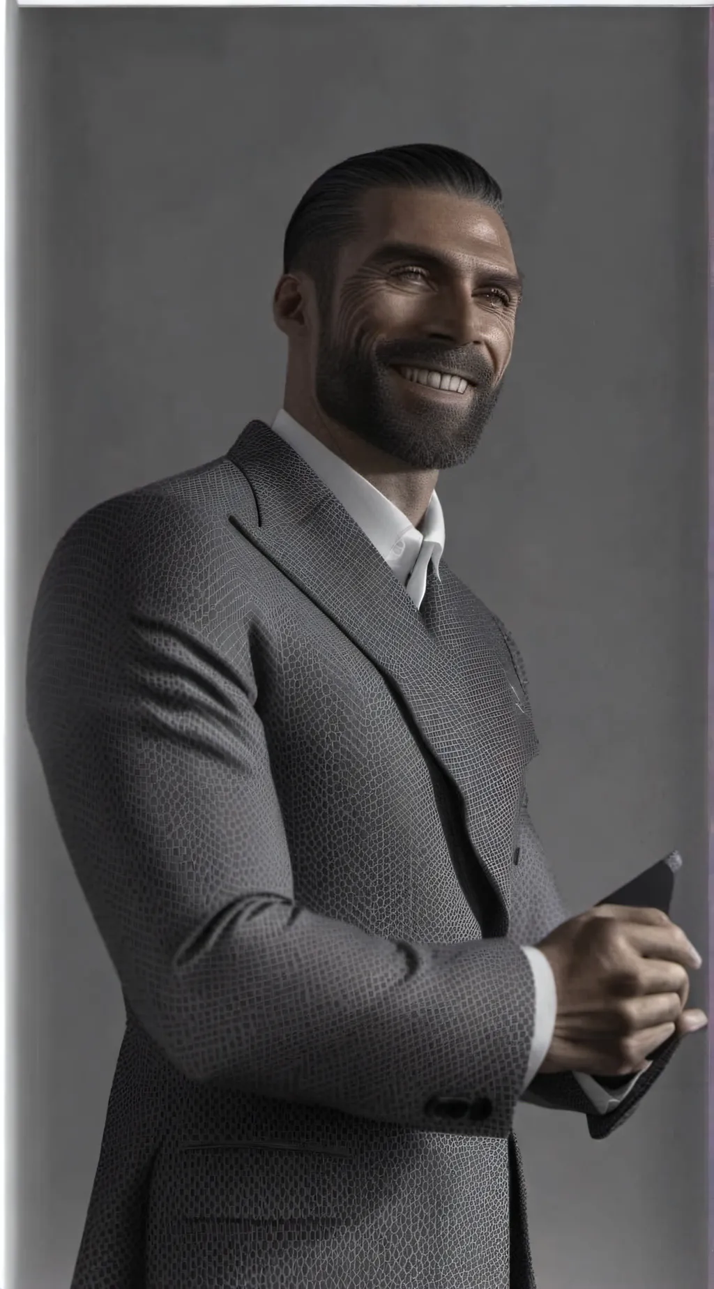 ai character: alpha male background