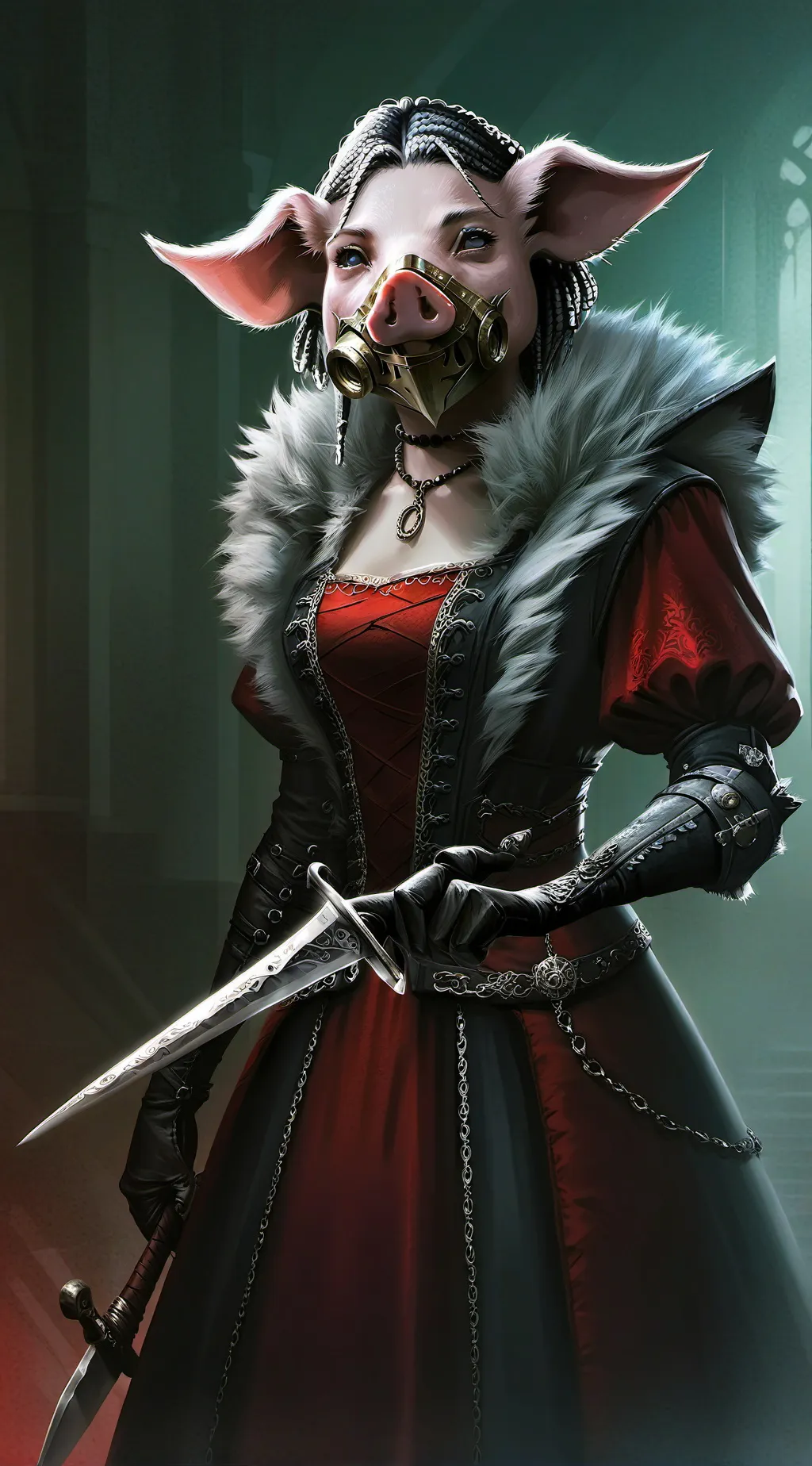 ai character: the pig  background