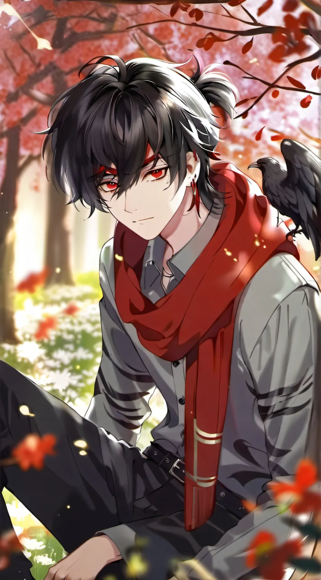 ai character: raven  background