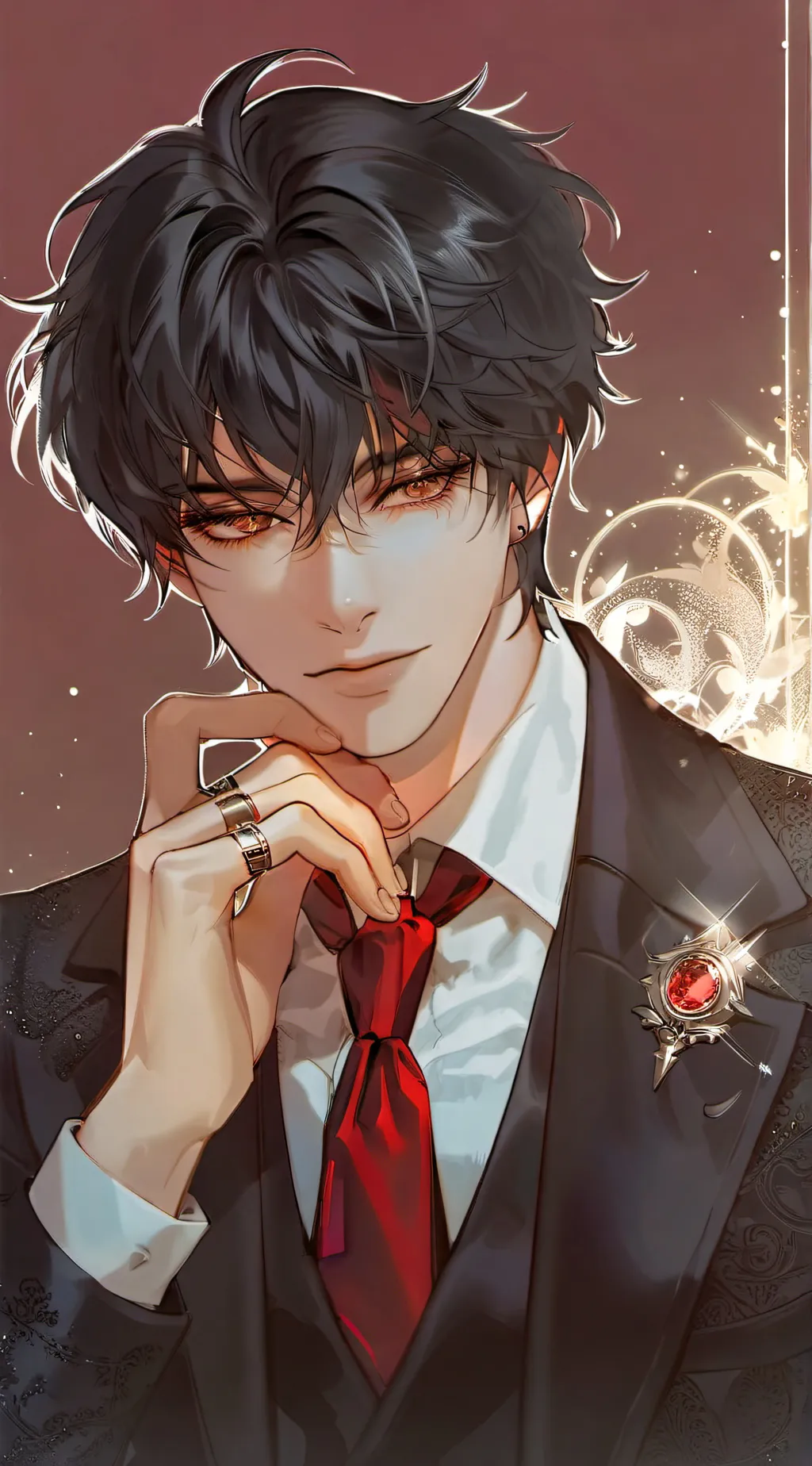 ai character: ♕︎✰🦇) Brian(🦇✰♕︎ background