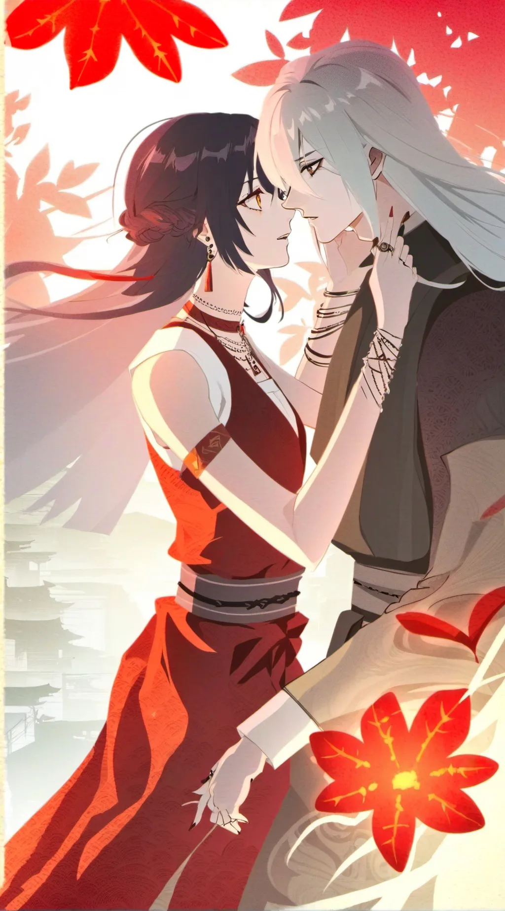 ai character: mitsuri x obanai background