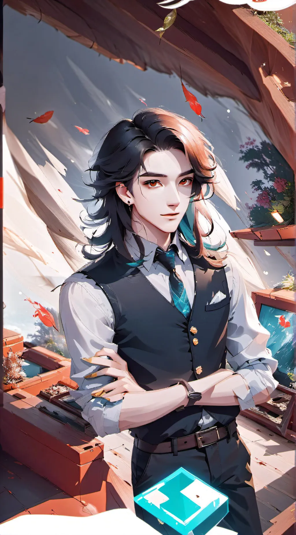 ai character: Cham background