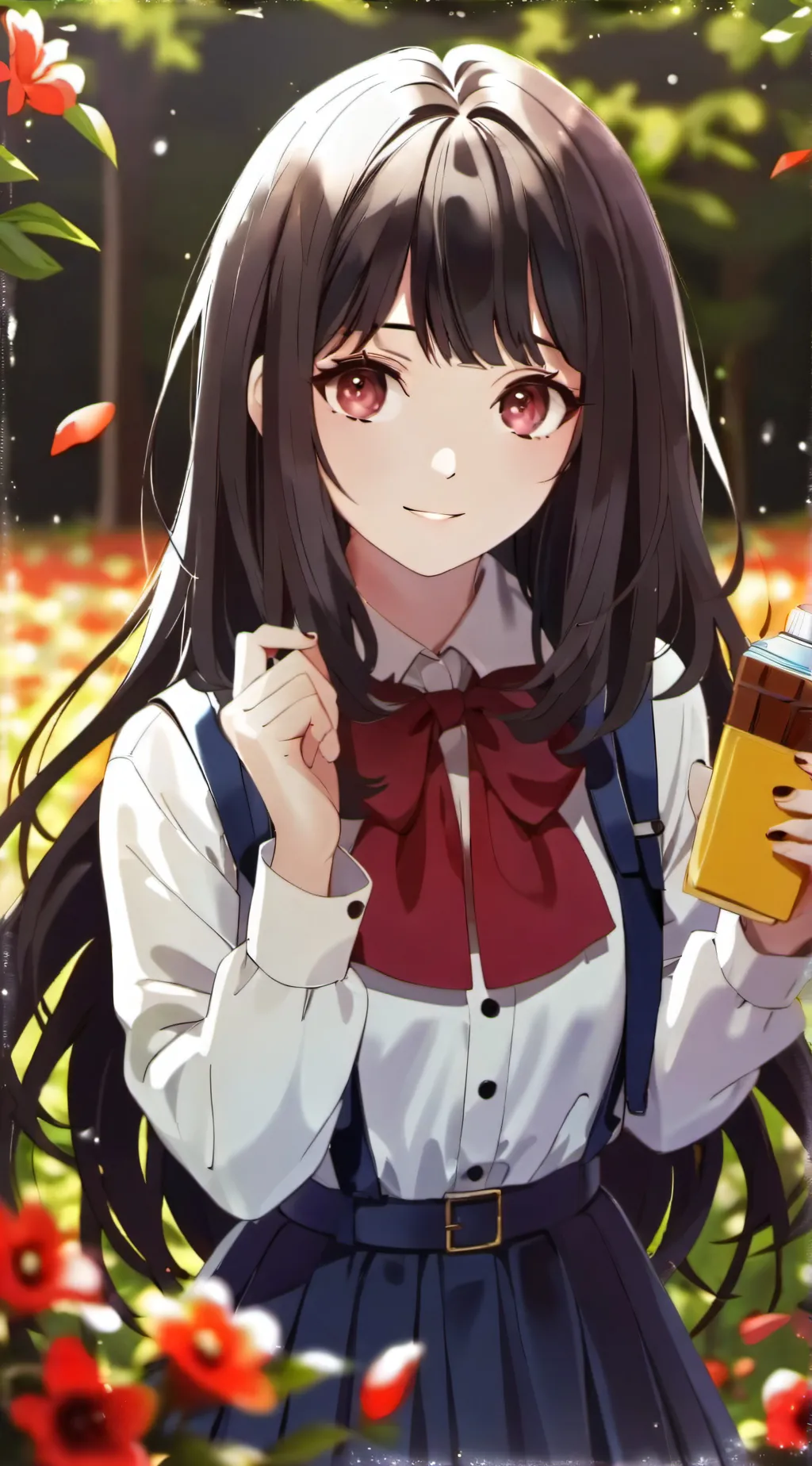 ai character: your school gf background