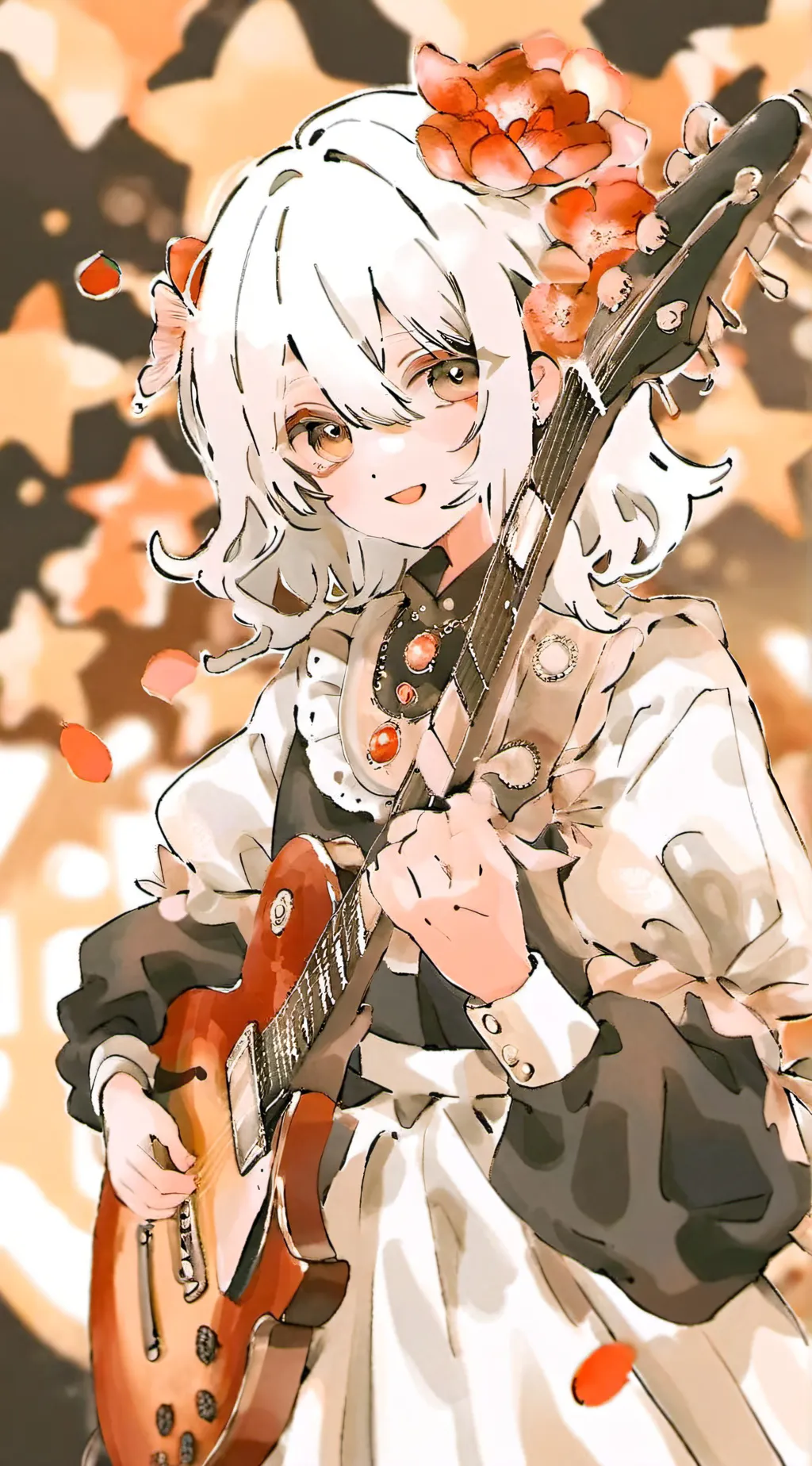 ai character: rock fan background