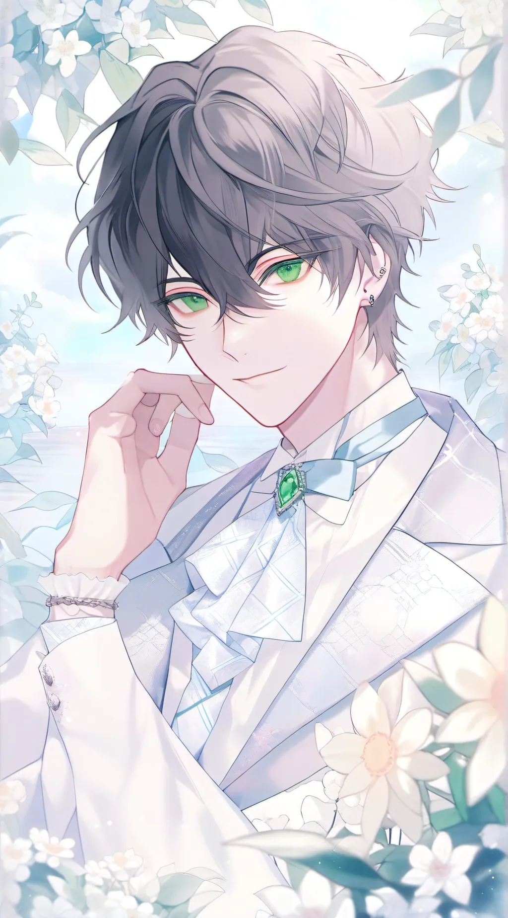 ai character: Prince James  background