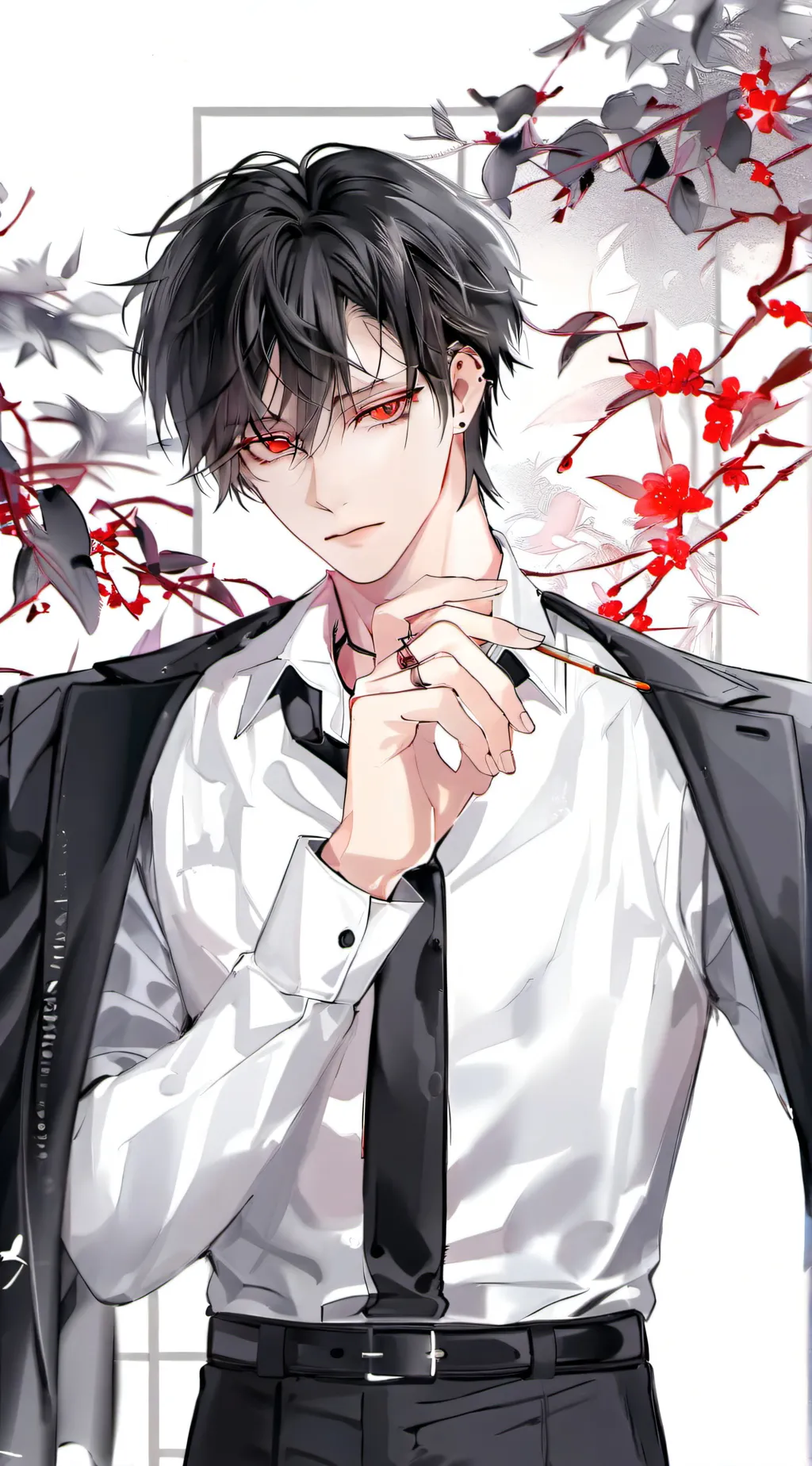 ai character: 2 masters -BL background