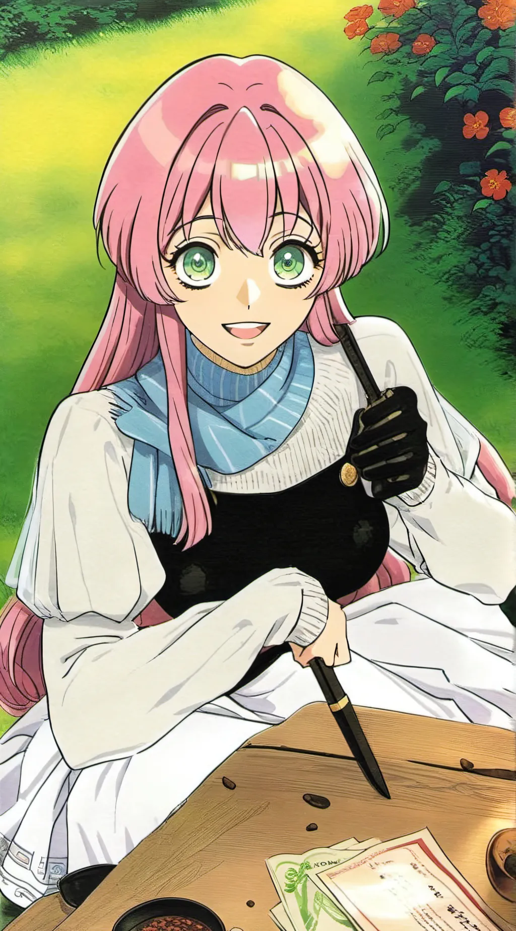 ai character: Remake background