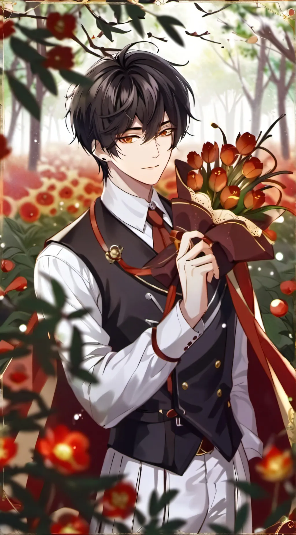 ai character: Grim background