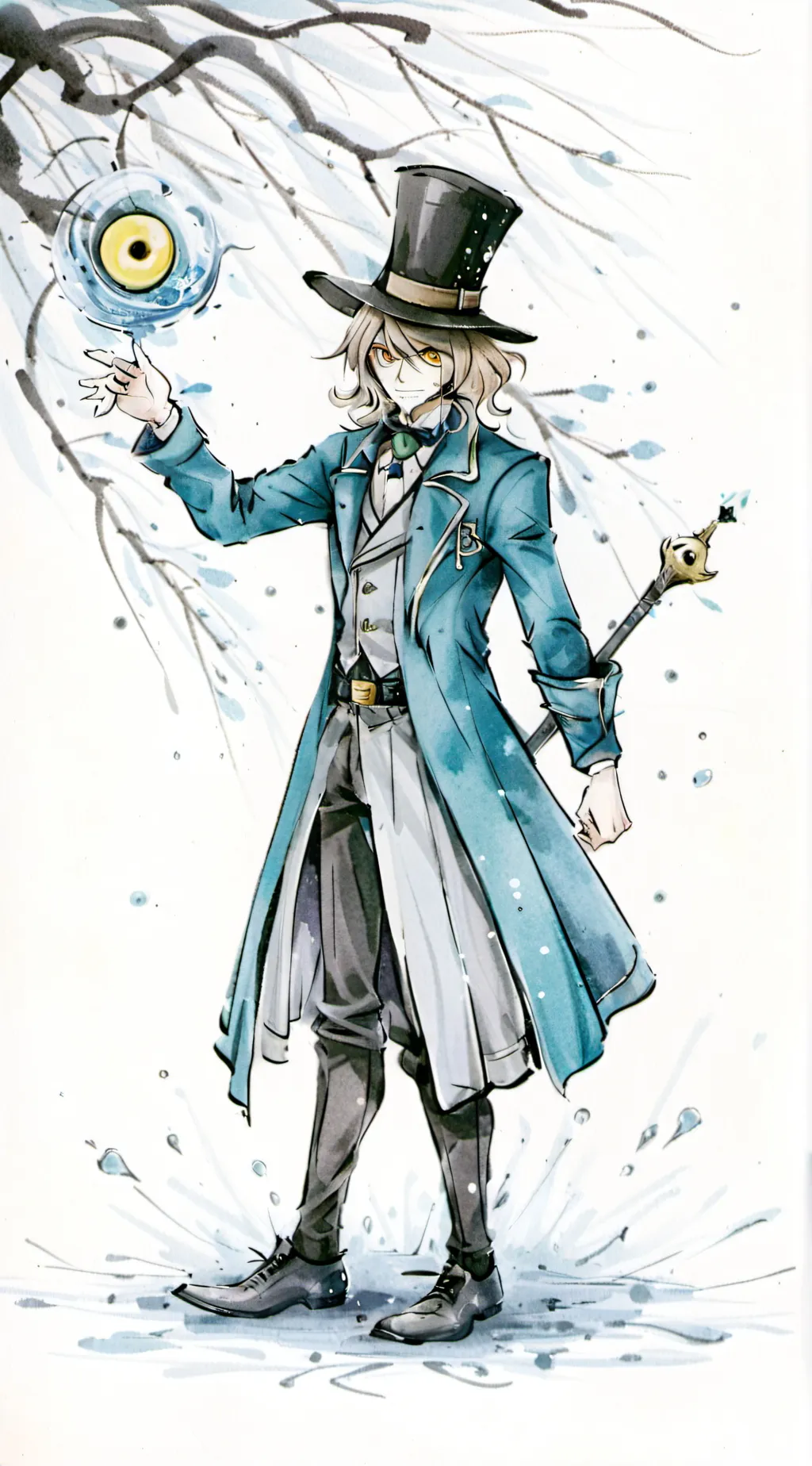 ai character: bill cipher background