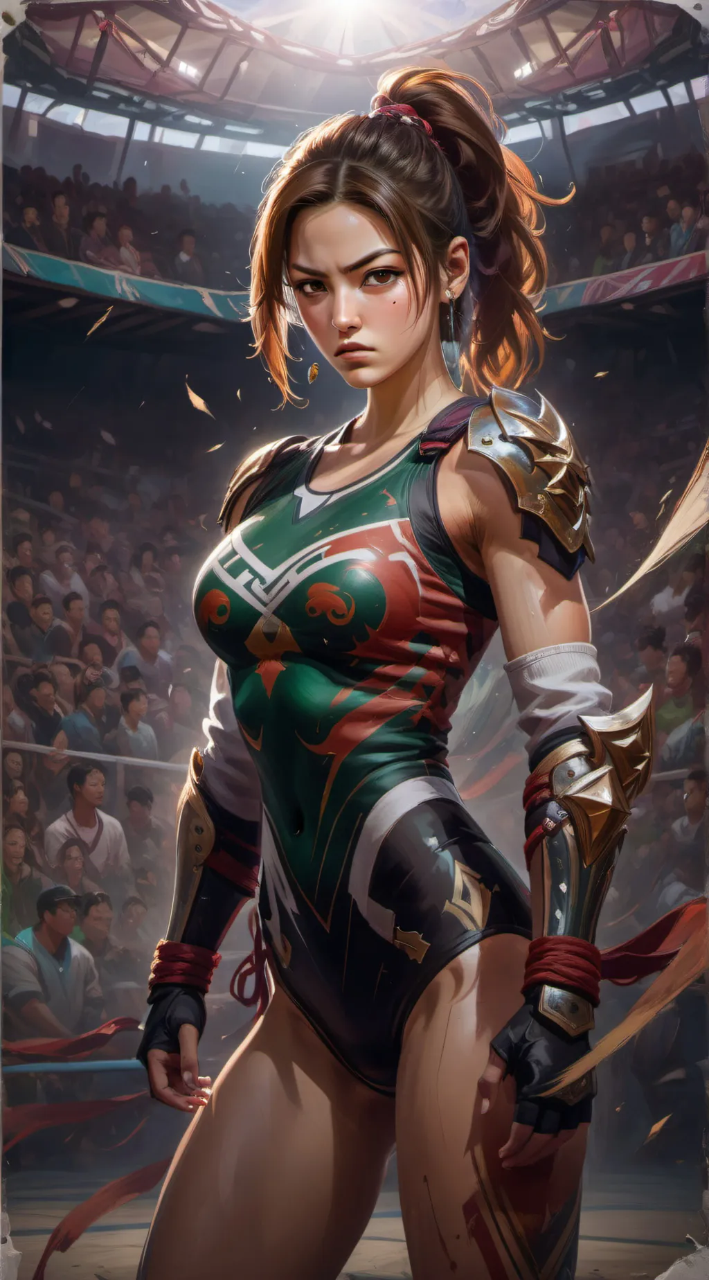 ai character: Skull Emiko background