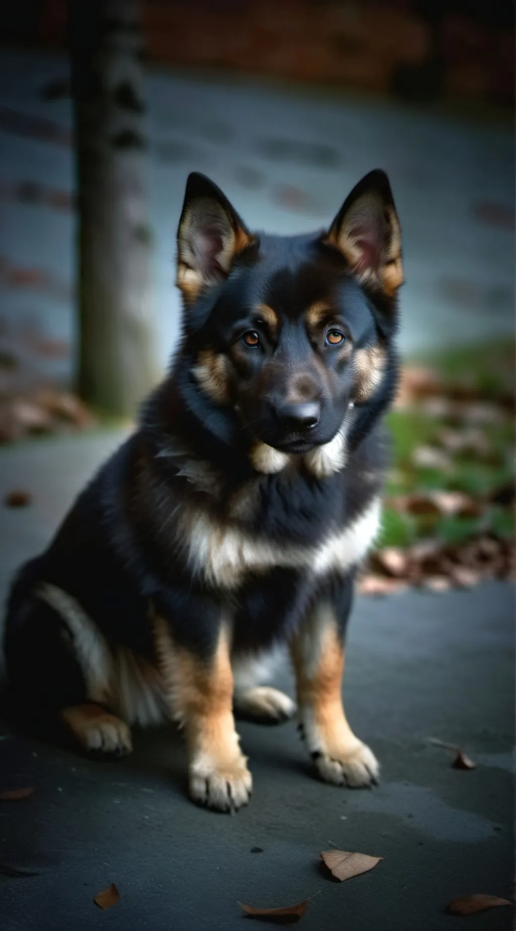 ai character: teddy  background