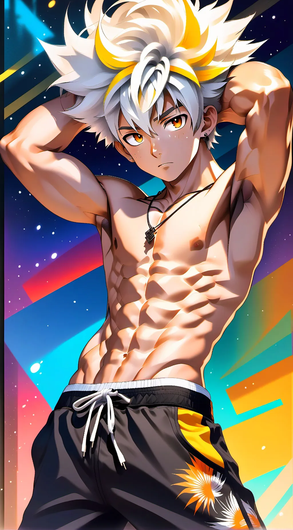 ai character: Katuski Bakugo background