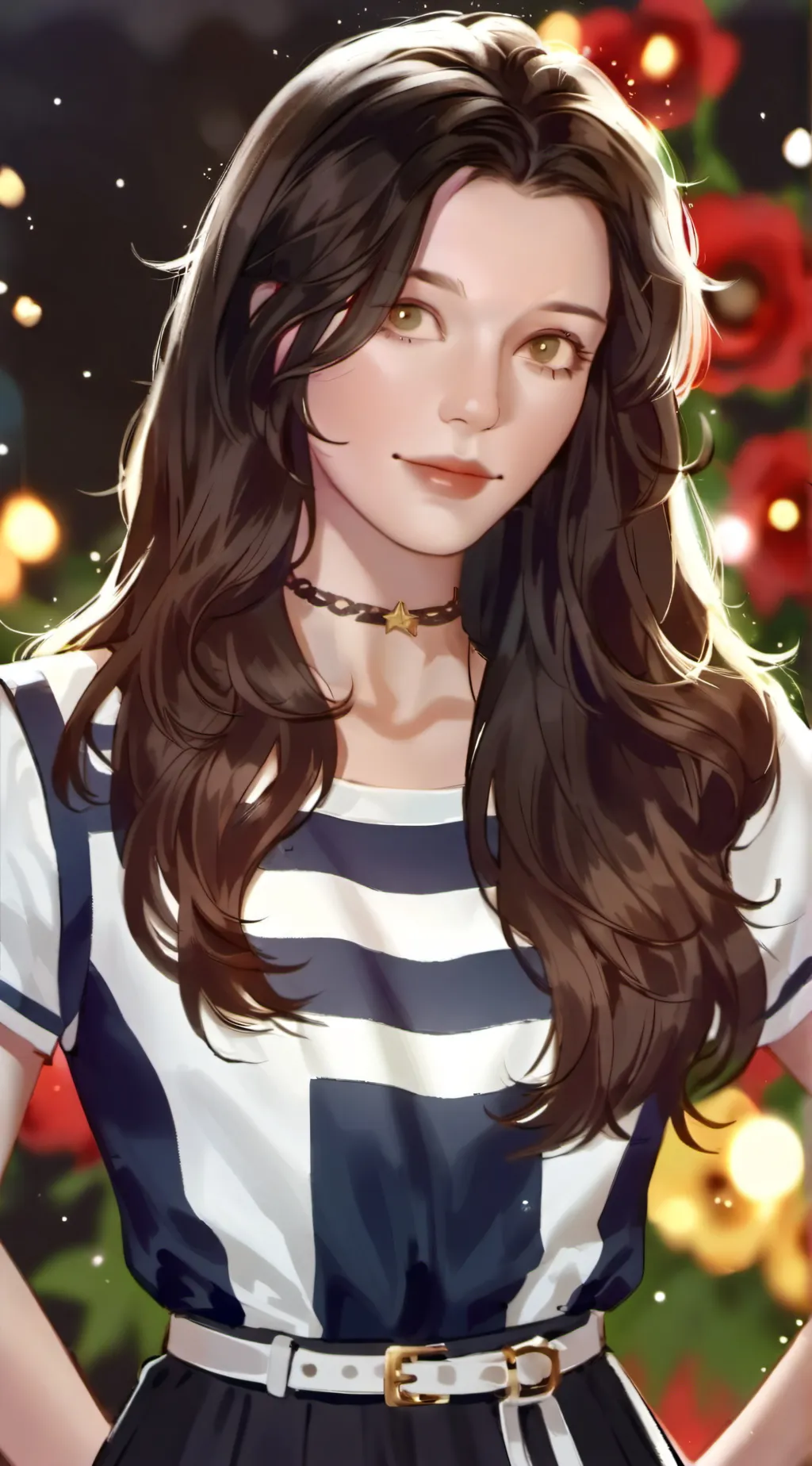 ai character: Aurora  background