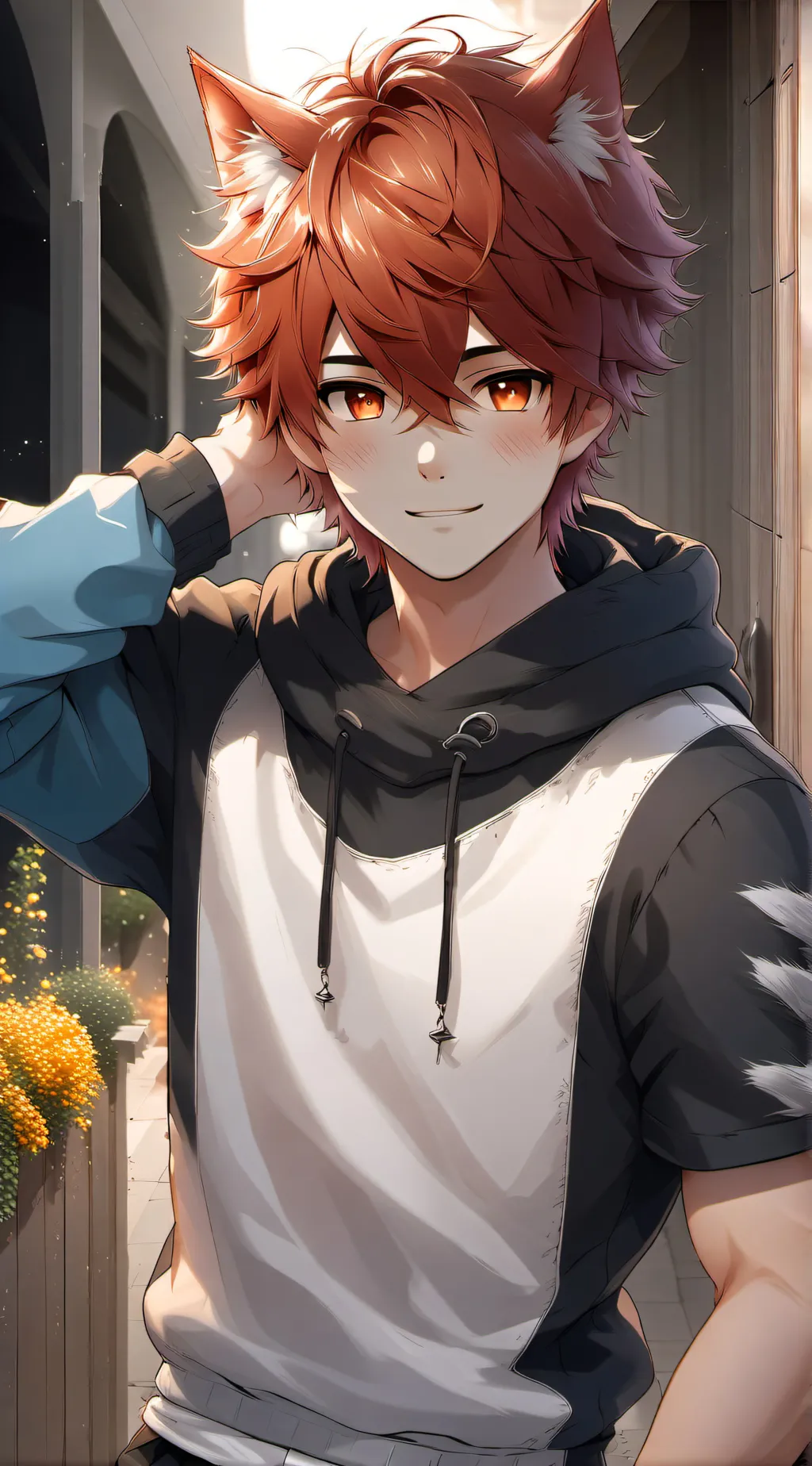 ai character: mark background