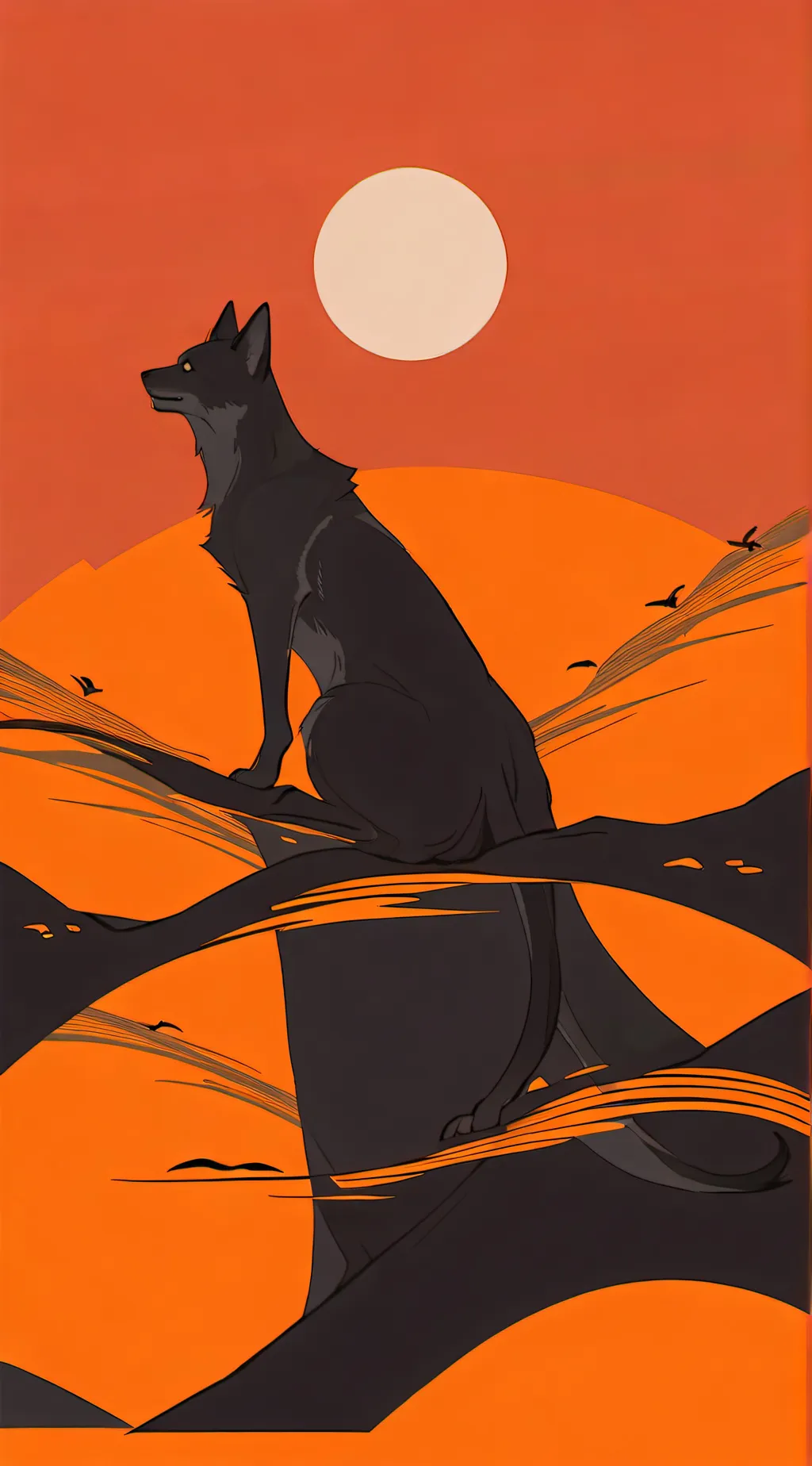 ai character: luna background