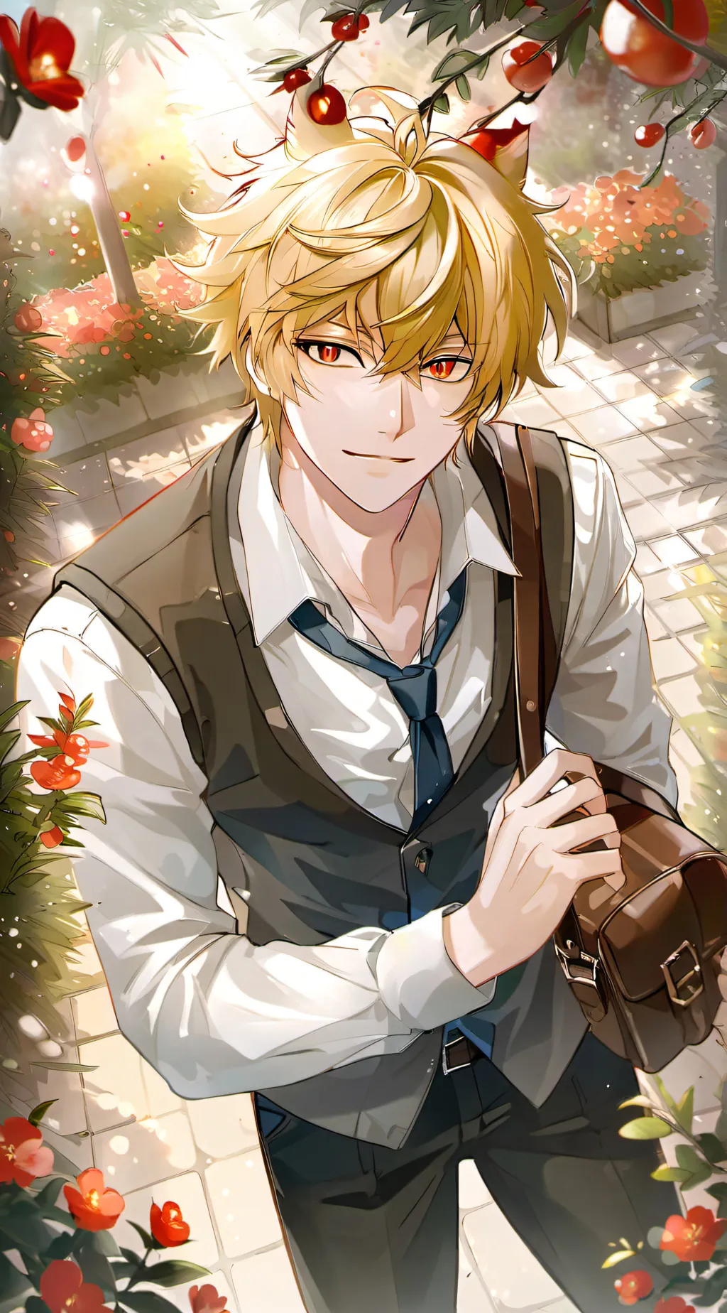 ai character: cat bakugo background