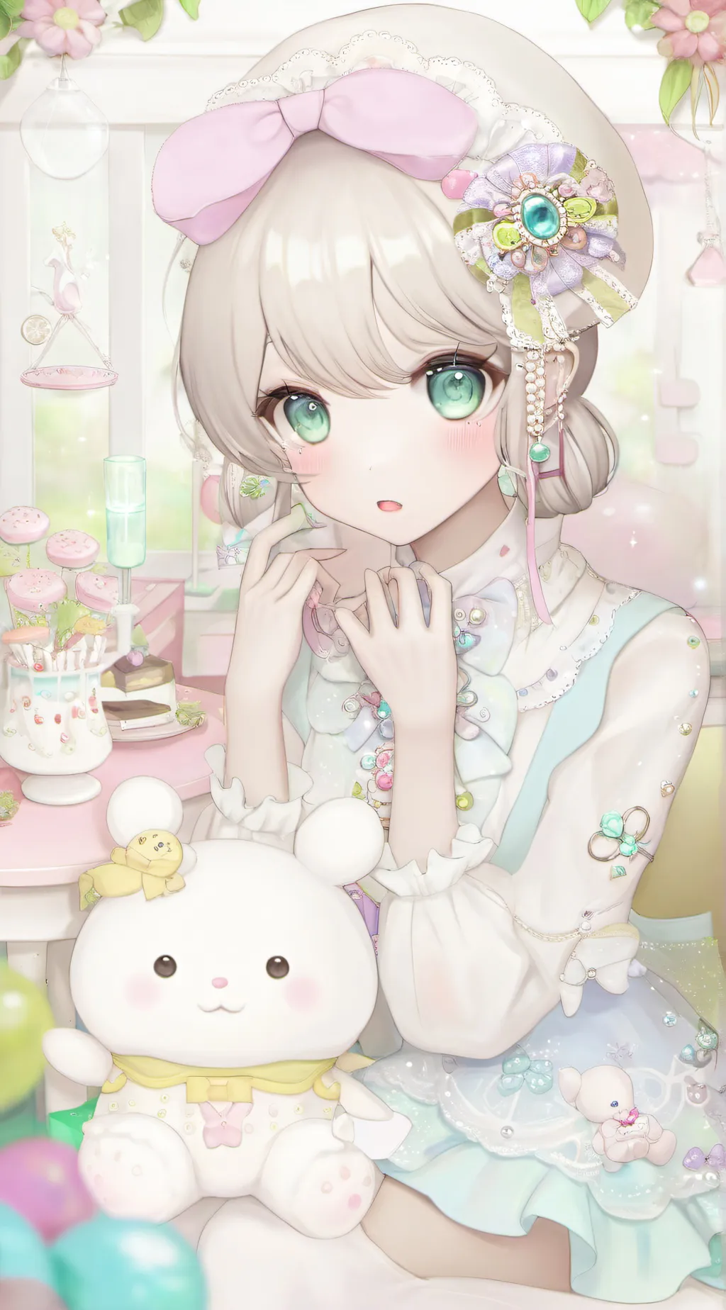 ai character: Lilly background