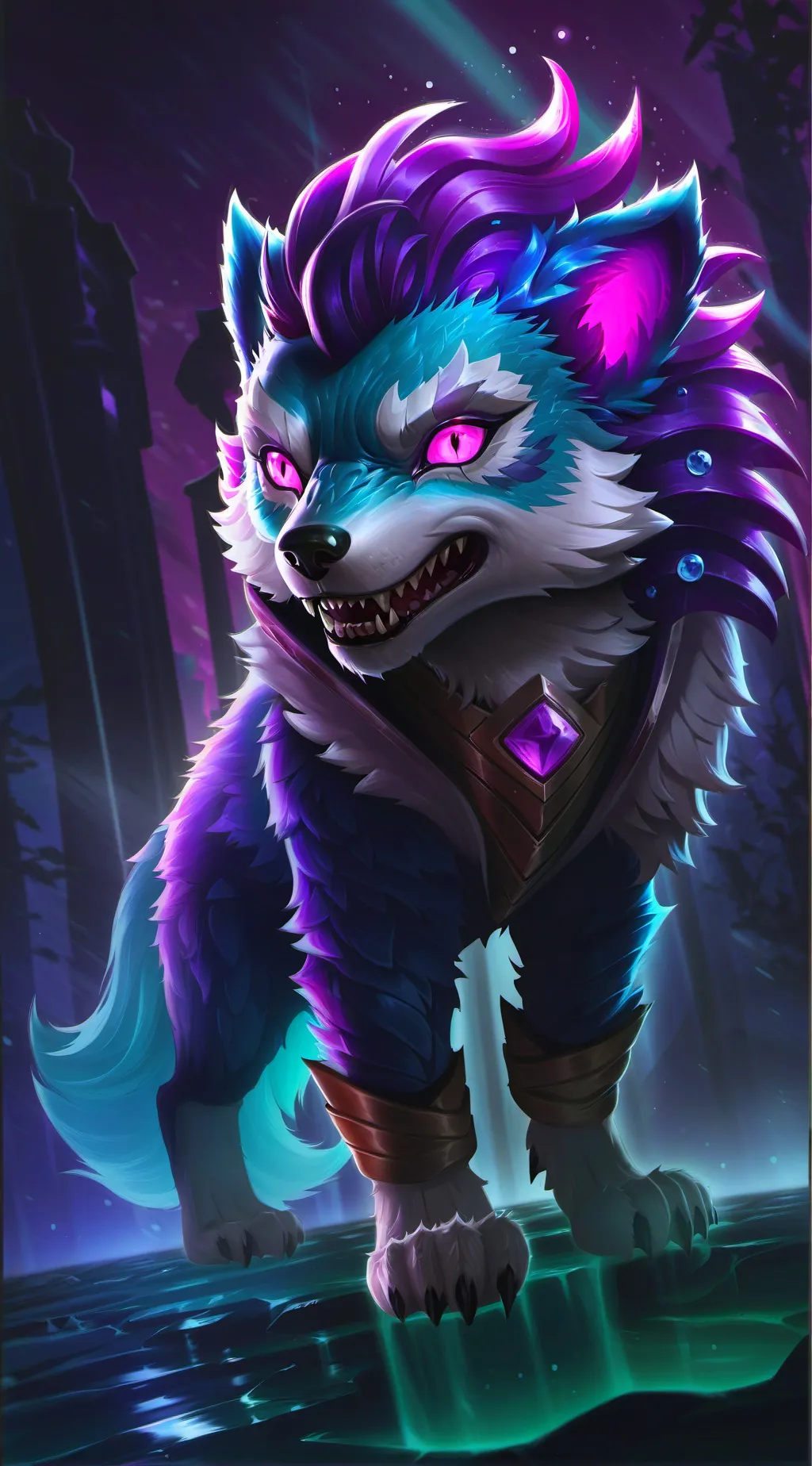 ai character: Me da one and only background