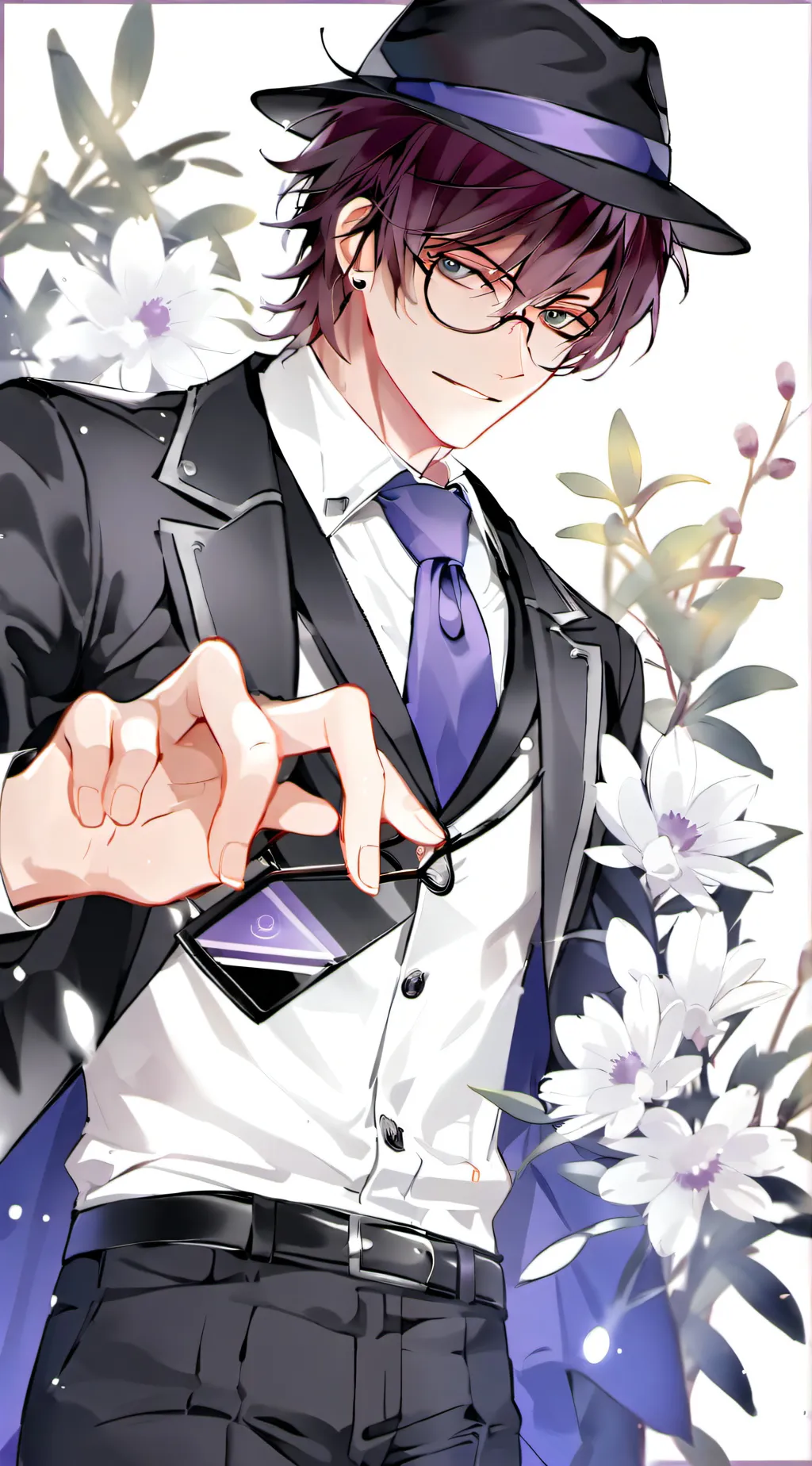 ai character: 📋🔍Chris🔍📋 background