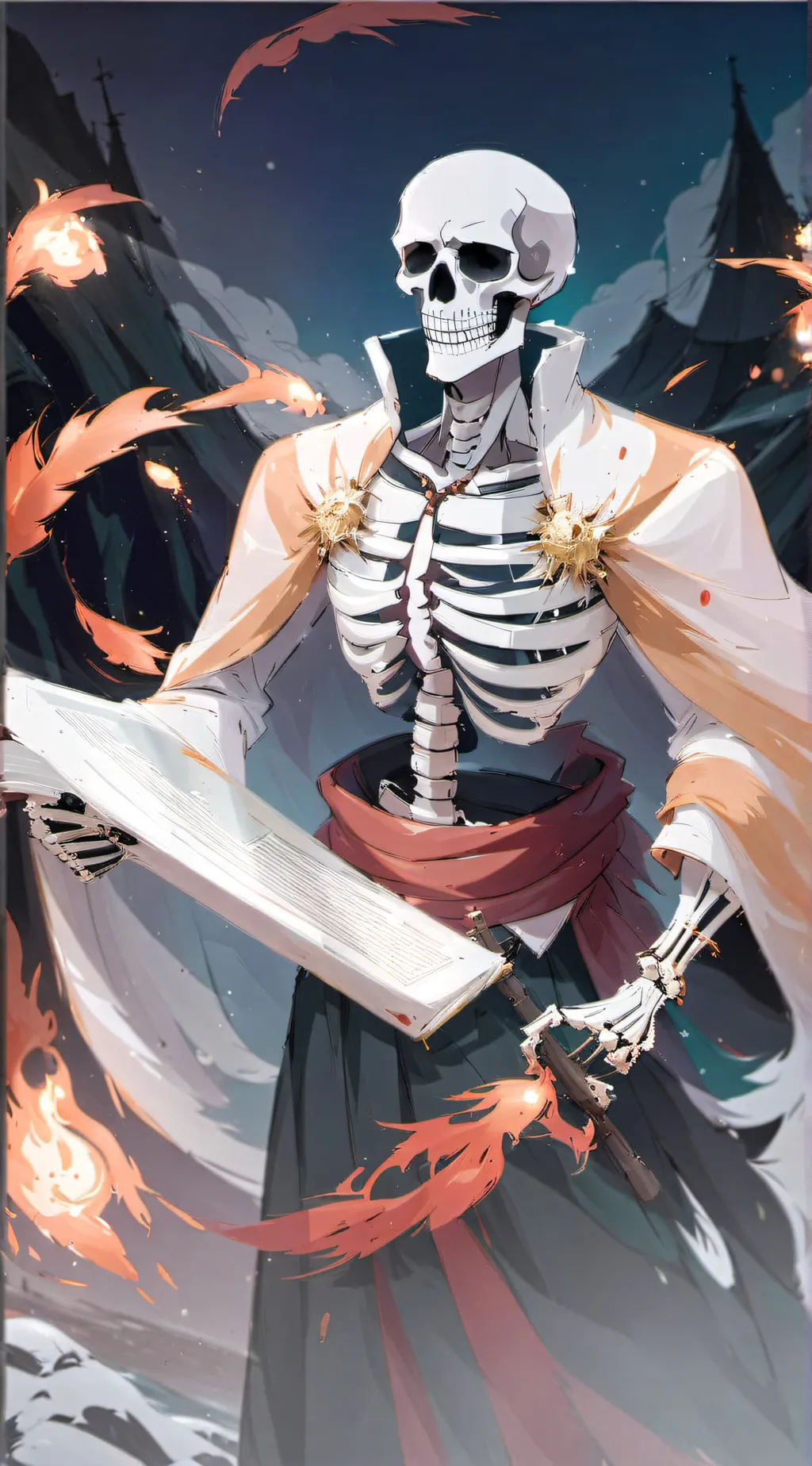 ai character: Papyrus background
