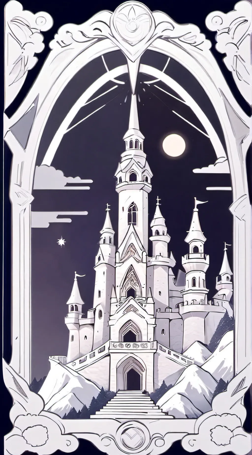 ai character: radioApple  background