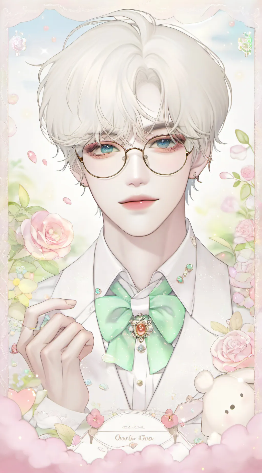 ai character: Leon background