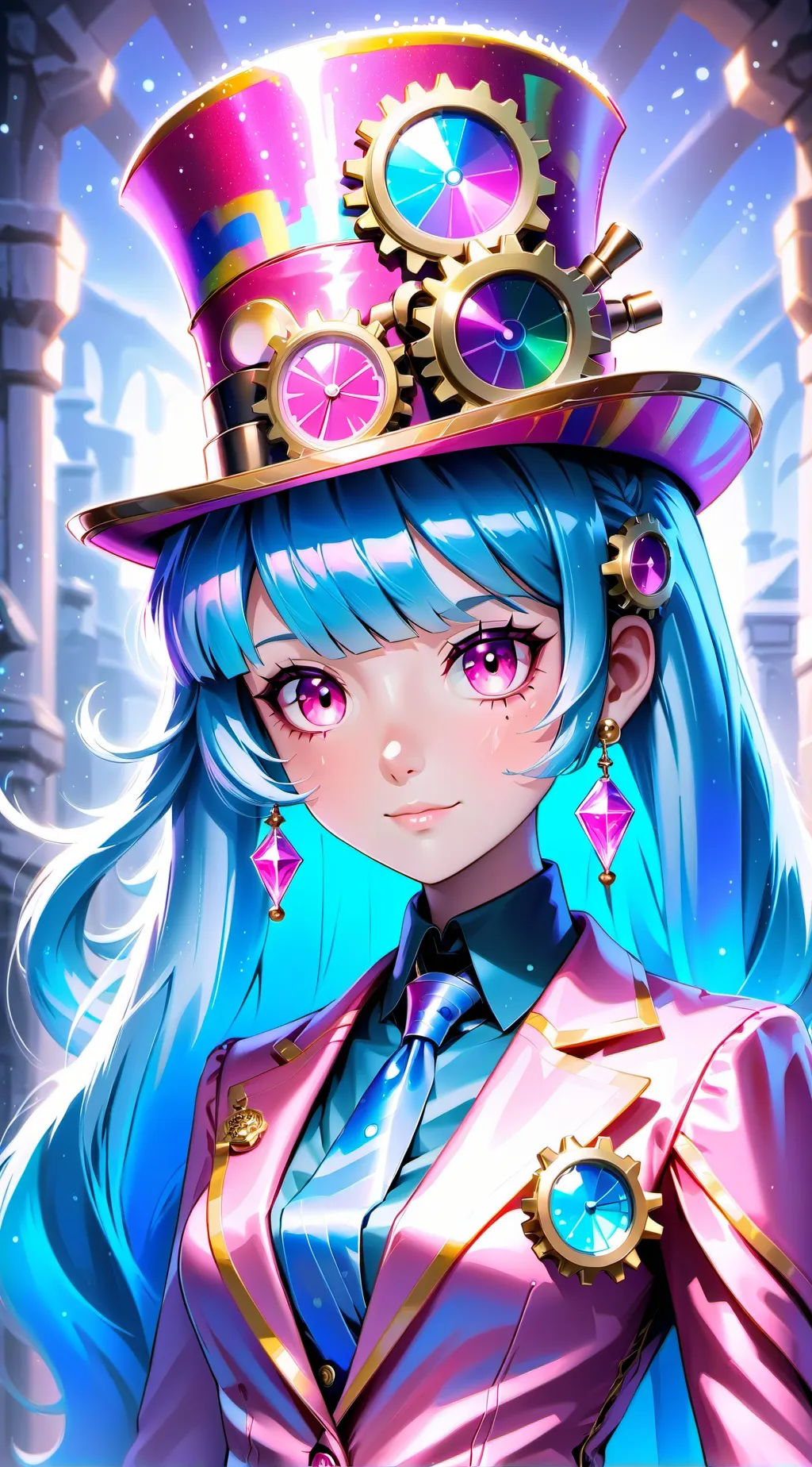 ai character: Ellen Vin’Frank. background