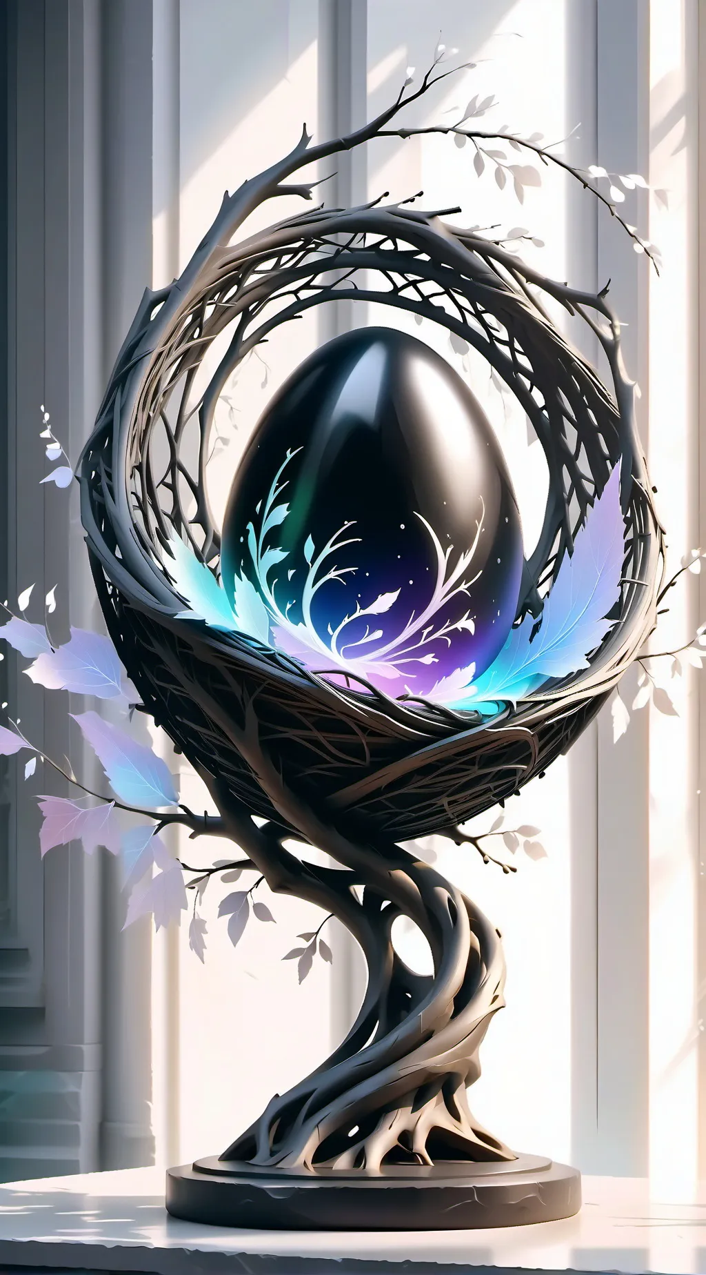 ai character: Indoraptor egg background